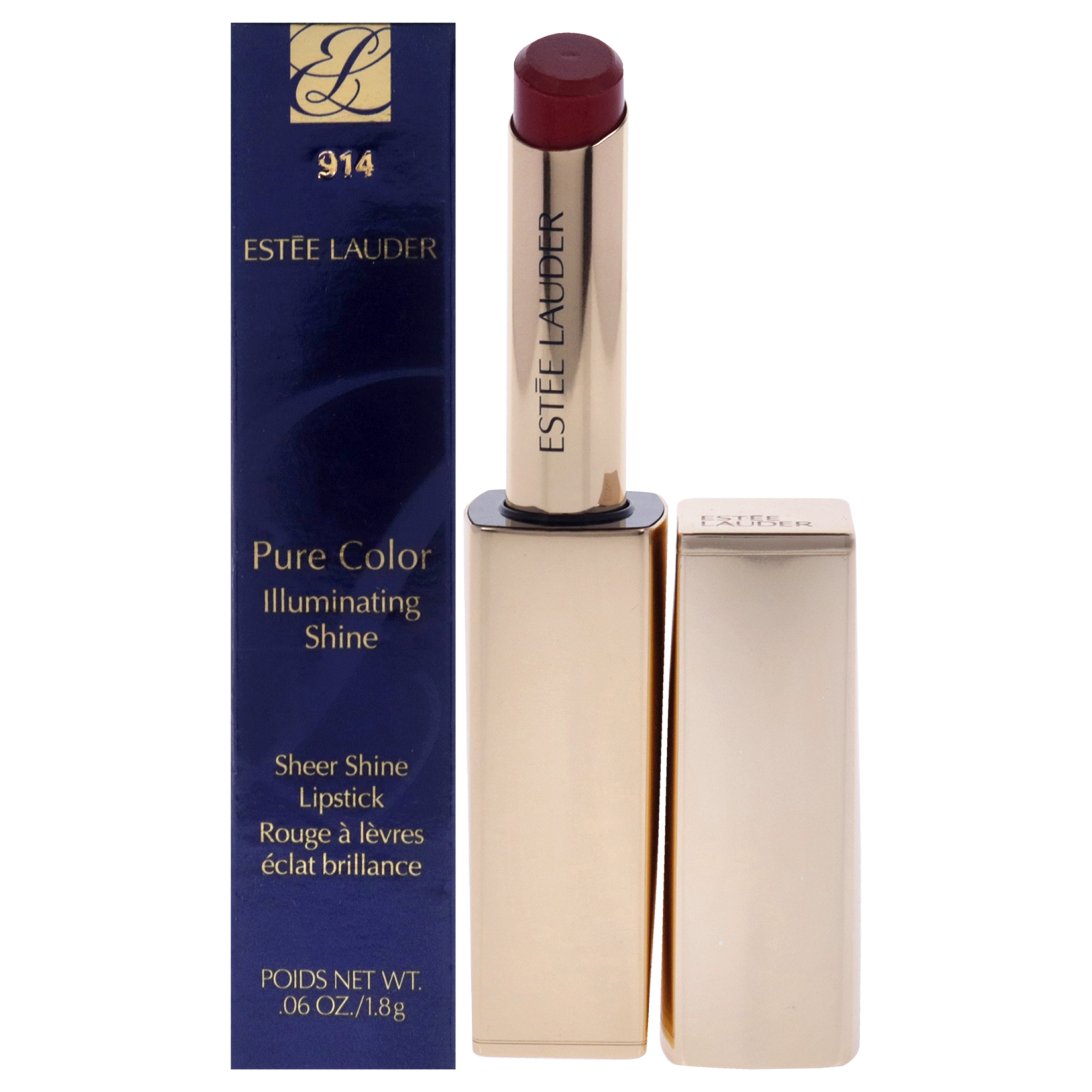 Lápiz Labial Pure Color Illuminating Shine - 914 Impredecibl - Venta Internacional.