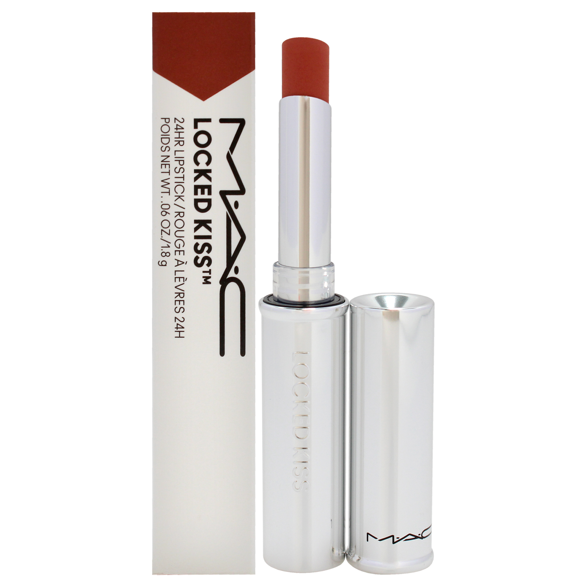 Lápiz Labial Mac Locked Kiss 24 Hour-mult It Una Y Otra Vez - Venta Internacional.