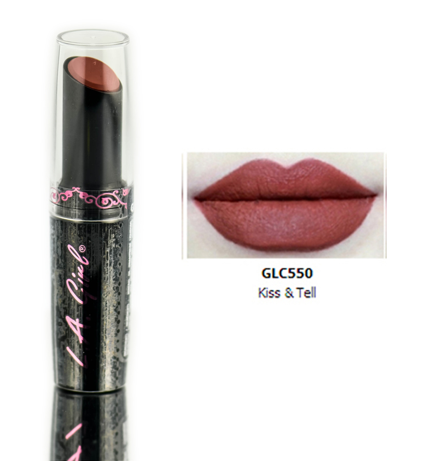 Barra De Labios La Girl Luxury Creme' Kiss And Tell Glc550 - Venta Internacional.