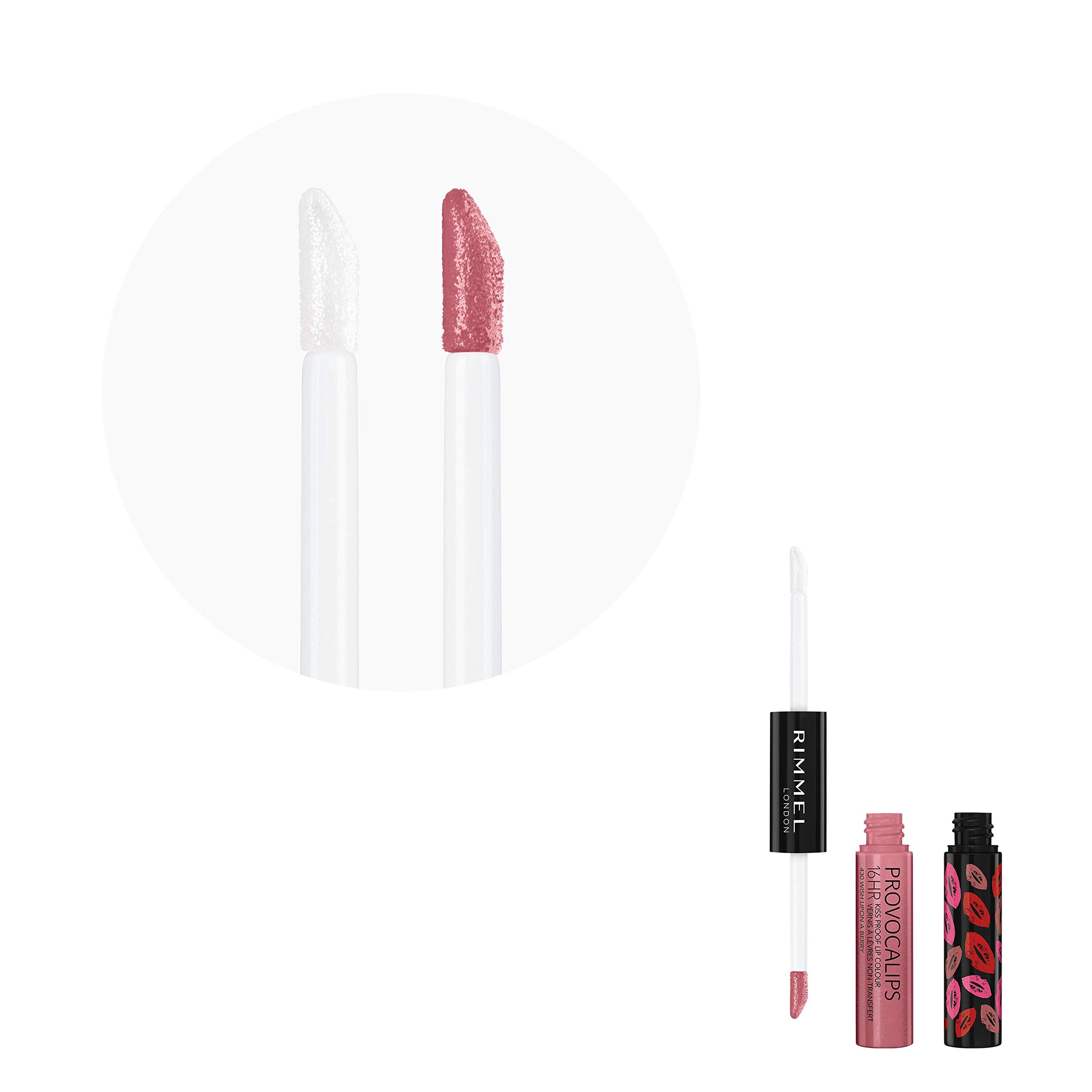 Foto 8 pulgar | Lápiz Labial Rimmel Provocalips 430 Wish Upon A Berry (paquete De 2) - Venta Internacional.