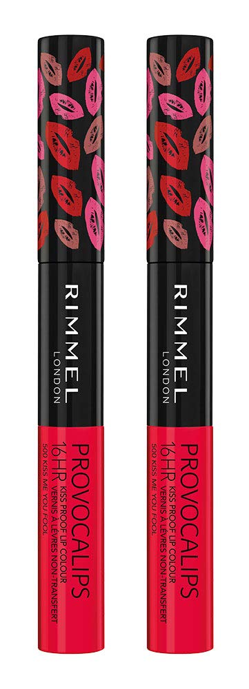 Foto 2 pulgar | Labial Rimmel Provocalips Kiss Me You Fool 2 Piezas- Venta Internacional