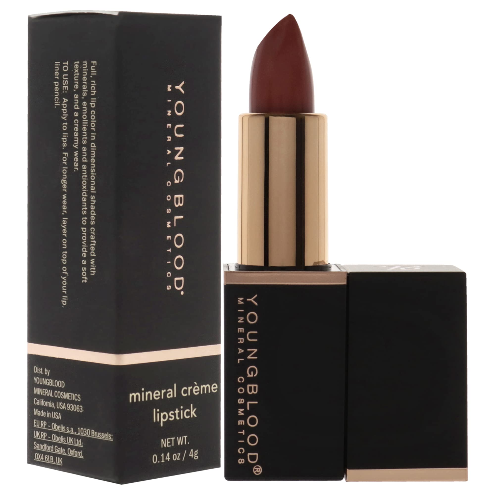 Foto 4 pulgar | Lápiz Labial Youngblood Mineral Creme Smolder Para Mujer, 4 Ml - Venta Internacional.