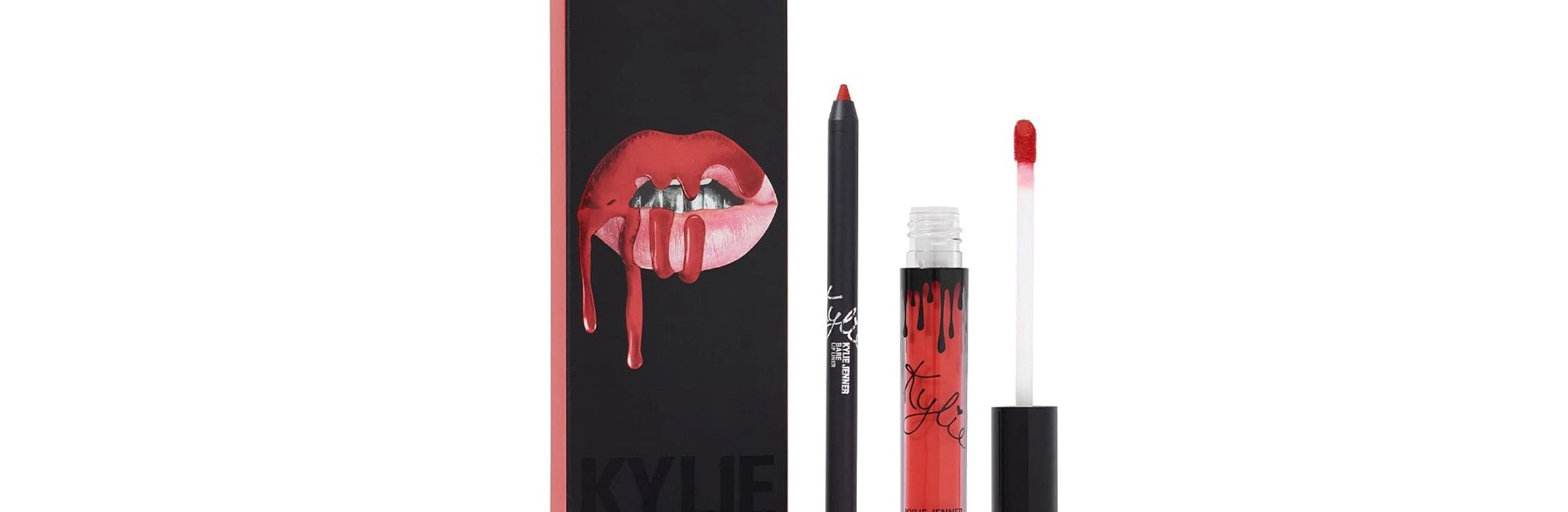 Foto 2 pulgar | Kit De Labios Kylie Cosmetics Matte Lip Boss Soft Cherry - Venta Internacional.