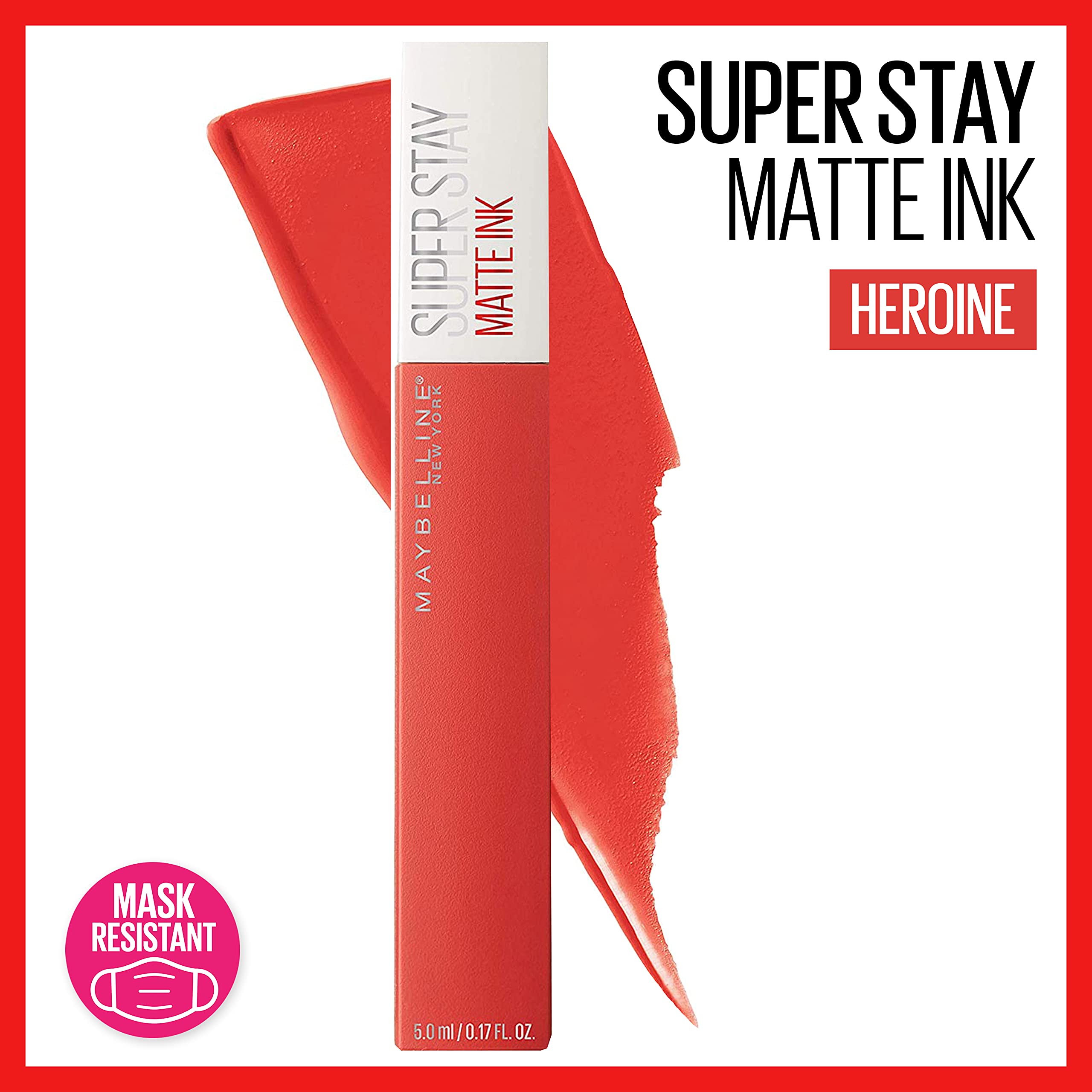 Foto 4 pulgar | Lápiz Labial Líquido Maybelline New York Superstay Matte Ink Heroine - Venta Internacional.