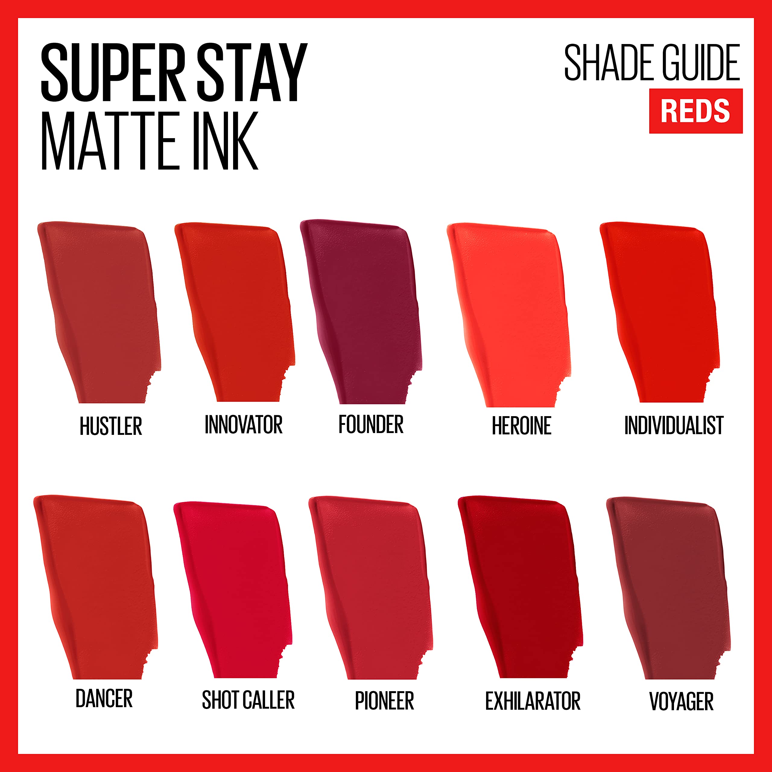 Foto 4 | Lápiz Labial Líquido Maybelline New York Superstay Matte Ink Heroine - Venta Internacional.