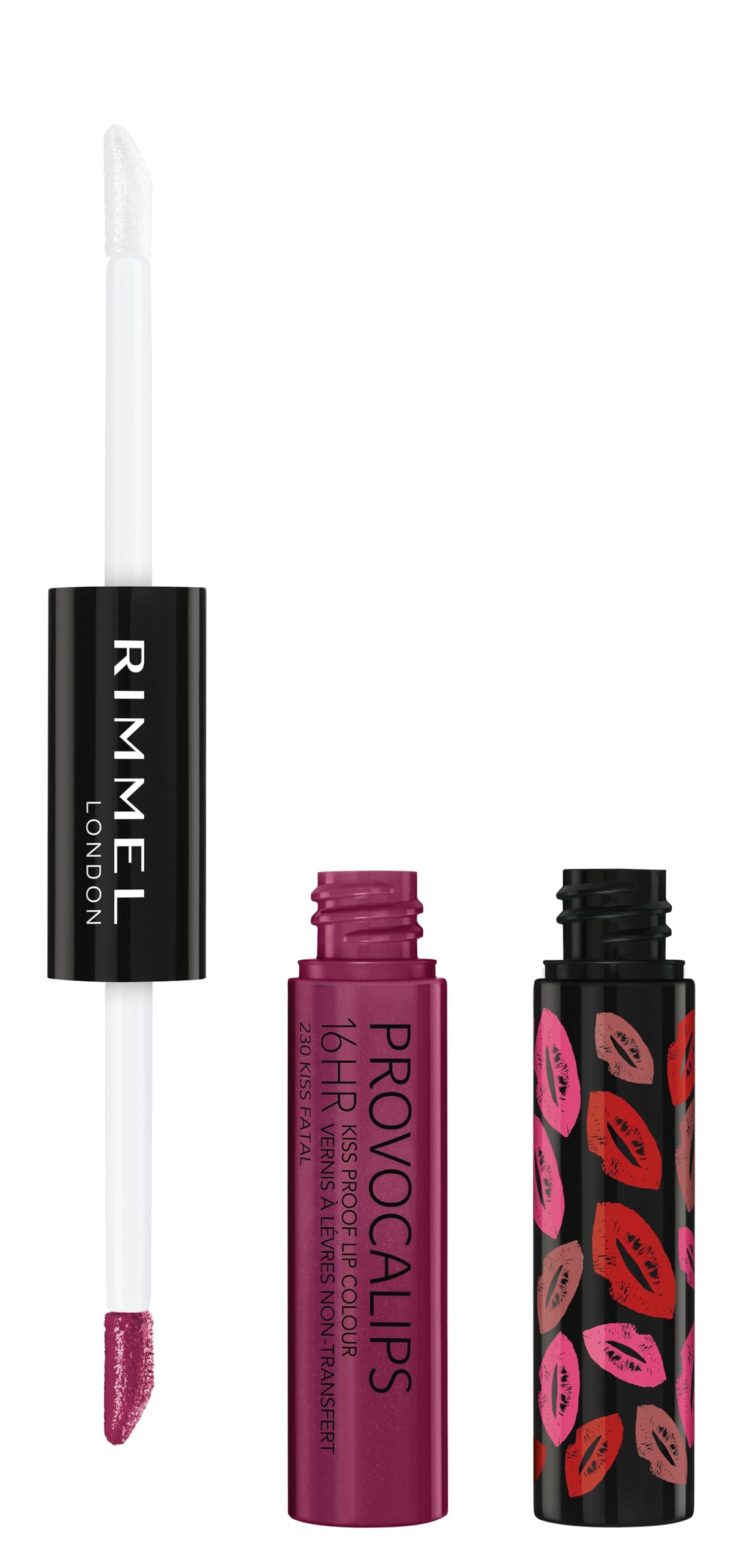 Foto 2 pulgar | Lápiz Labial Rimmel London Provocalips, 16 Horas, A Prueba De Besos, 230 Ml - Venta Internacional.