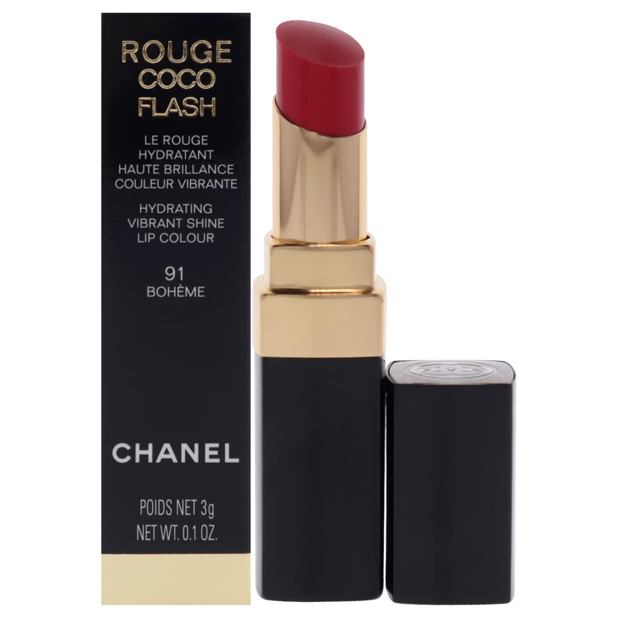 Foto 2 pulgar | Lápiz Labial Chanel Rouge Coco Flash 91 Boheme Para Mujer, 3 Ml - Venta Internacional.