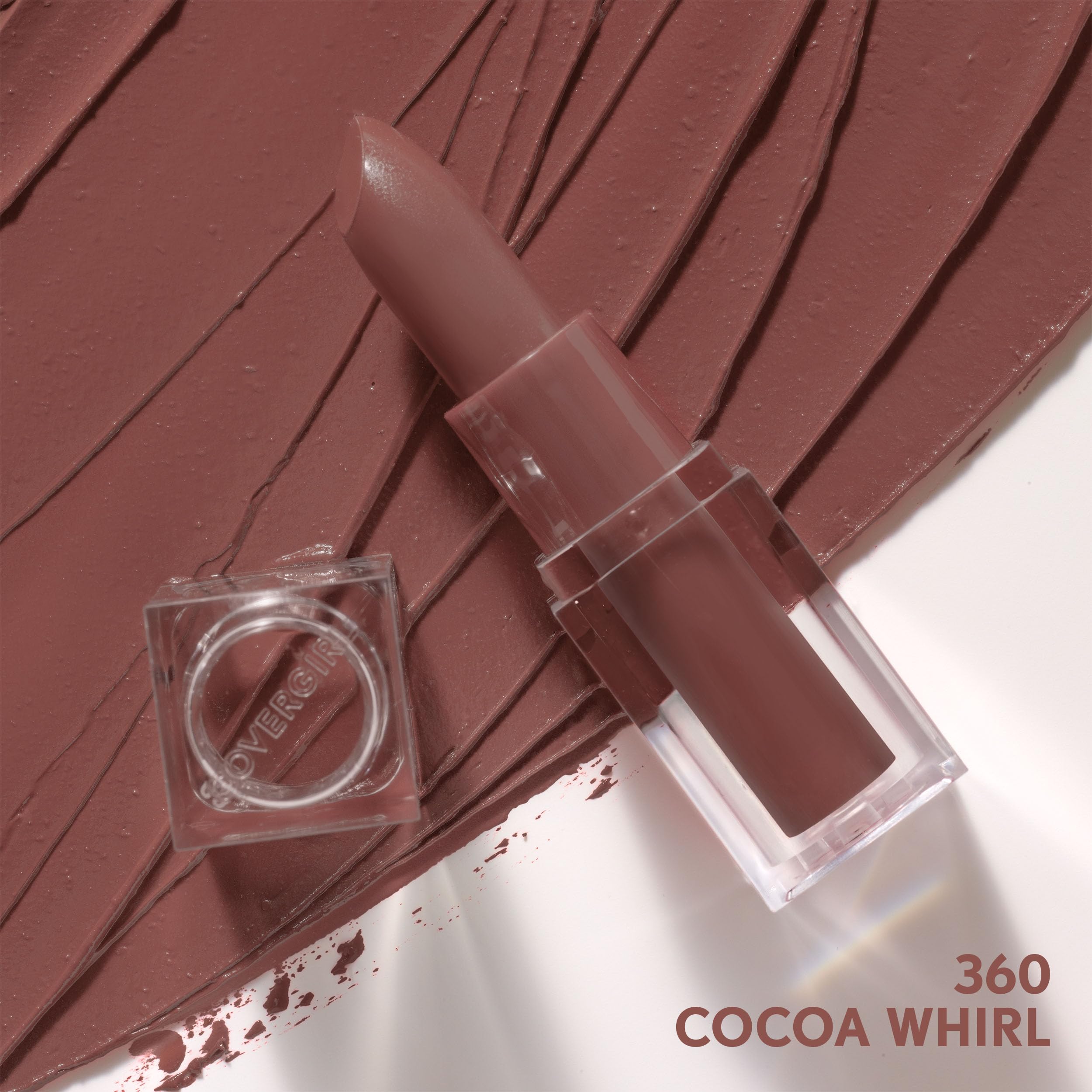 Foto 3 pulgar | Lápiz Labial Covergirl Clean Lip Color Cocoa Whirl Satin Finish - Venta Internacional.