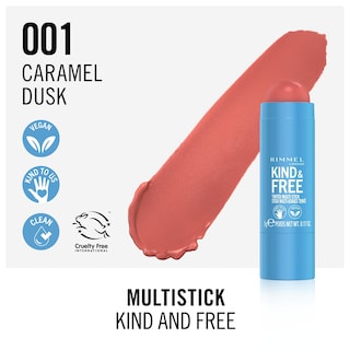 Foto 2 | Multiadherente Rimmel London Kind & Free 001 Caramel Dusk, 5 Ml - Venta Internacional.
