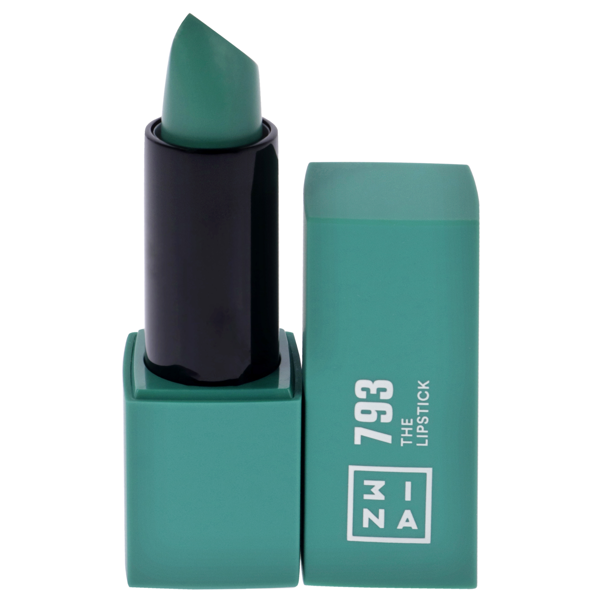 Foto 2 | Lápiz Labial 3ina 793 Verde Turquesa Con Acabado Mate Y Brillante - Venta Internacional.