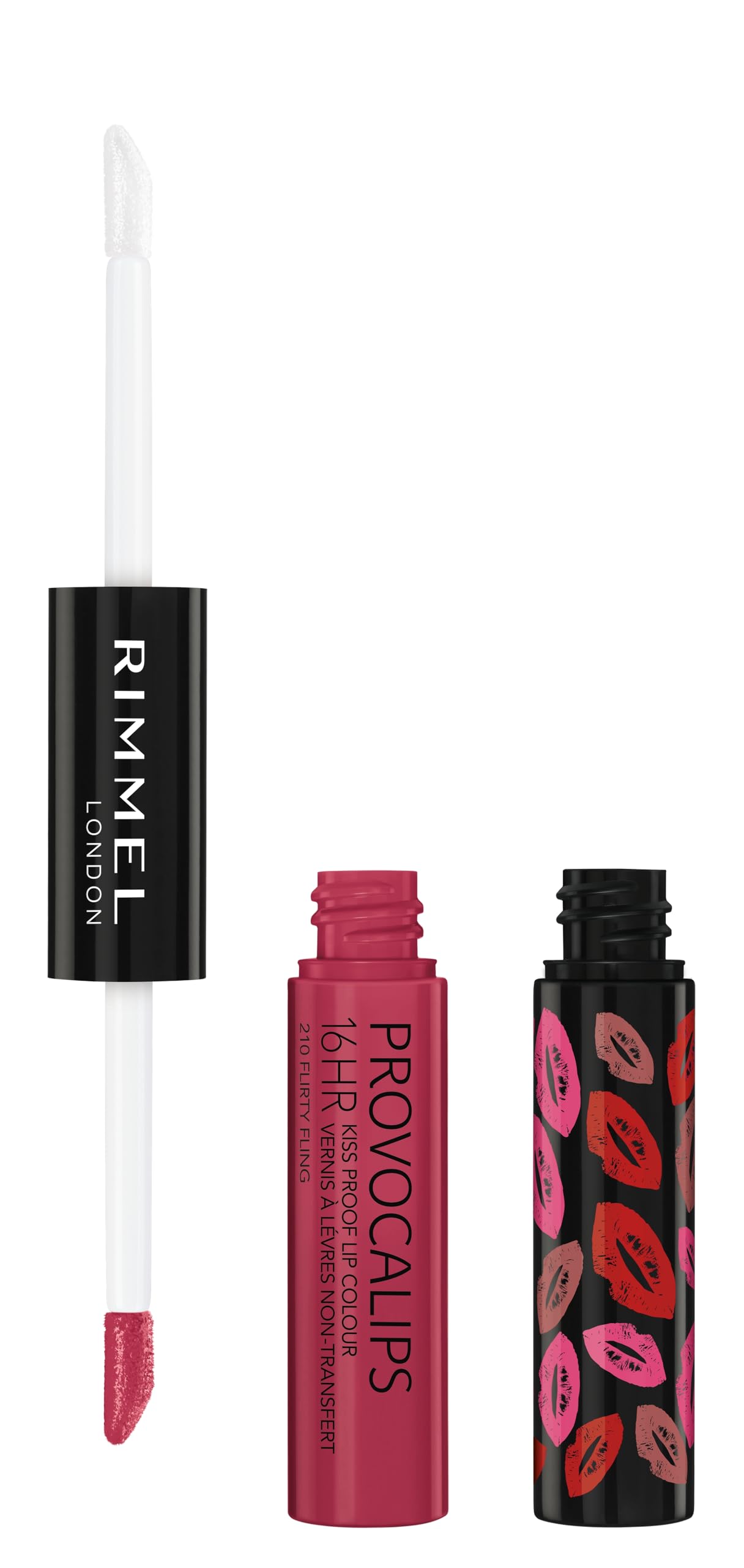 Foto 2 pulgar | Lápiz Labial Rimmel London Provocalips, 16 Horas, A Prueba De Besos, 210 Ml - Venta Internacional.