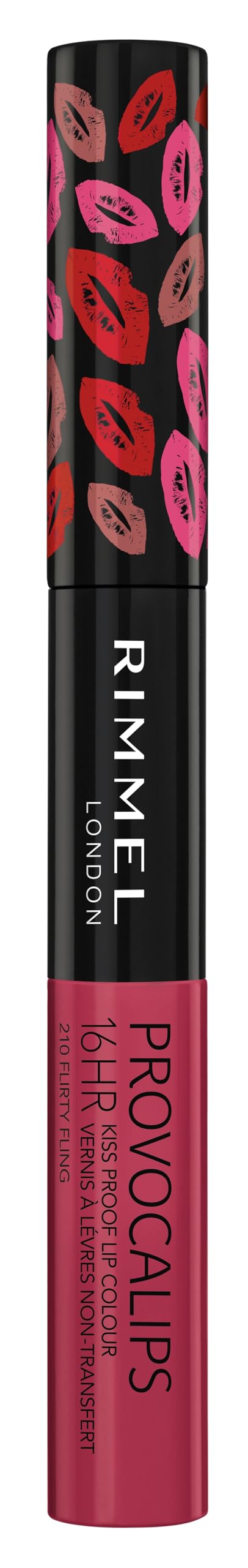 Foto 8 pulgar | Lápiz Labial Rimmel London Provocalips, 16 Horas, A Prueba De Besos, 210 Ml - Venta Internacional.