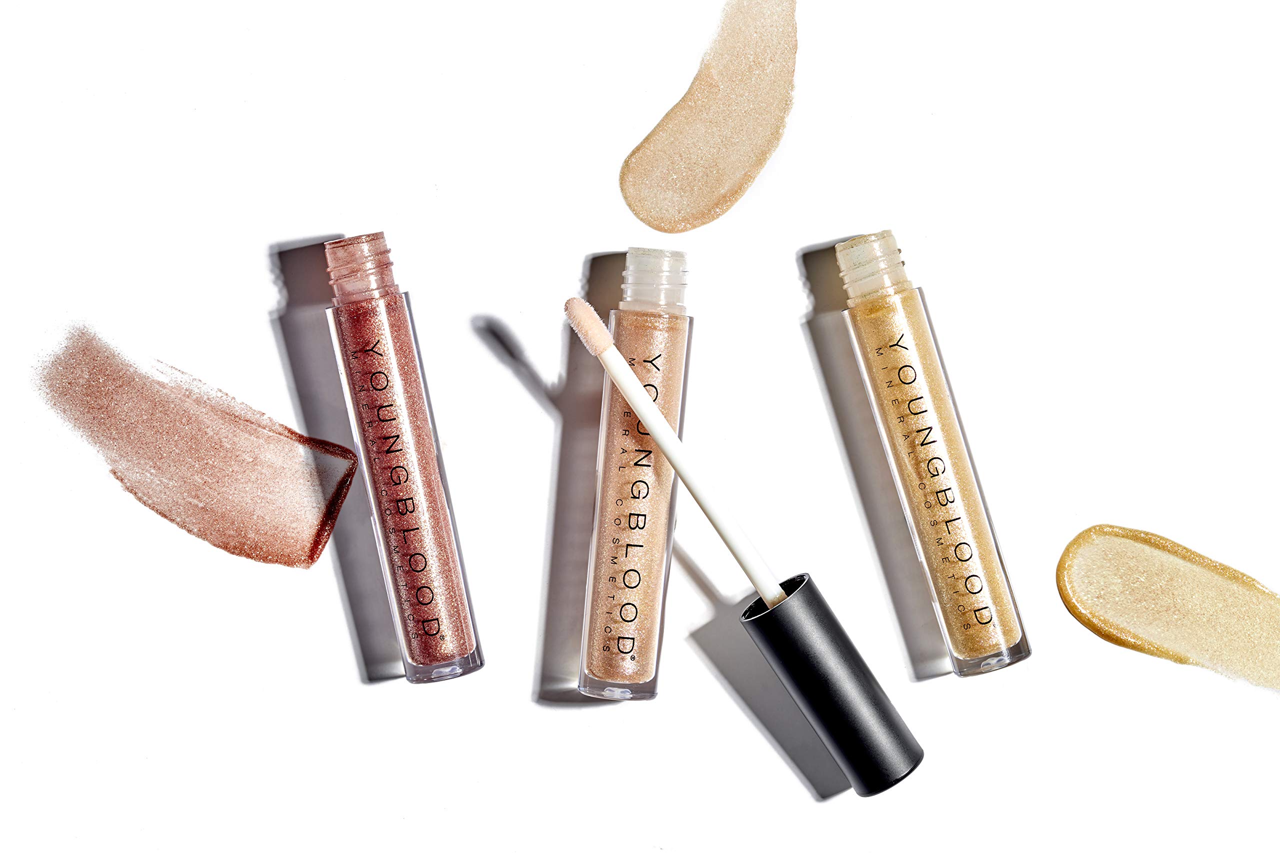 Foto 6 pulgar | Brillo De Labios Youngblood Clean Luxury Lunar Glitter Stellar - Venta Internacional.
