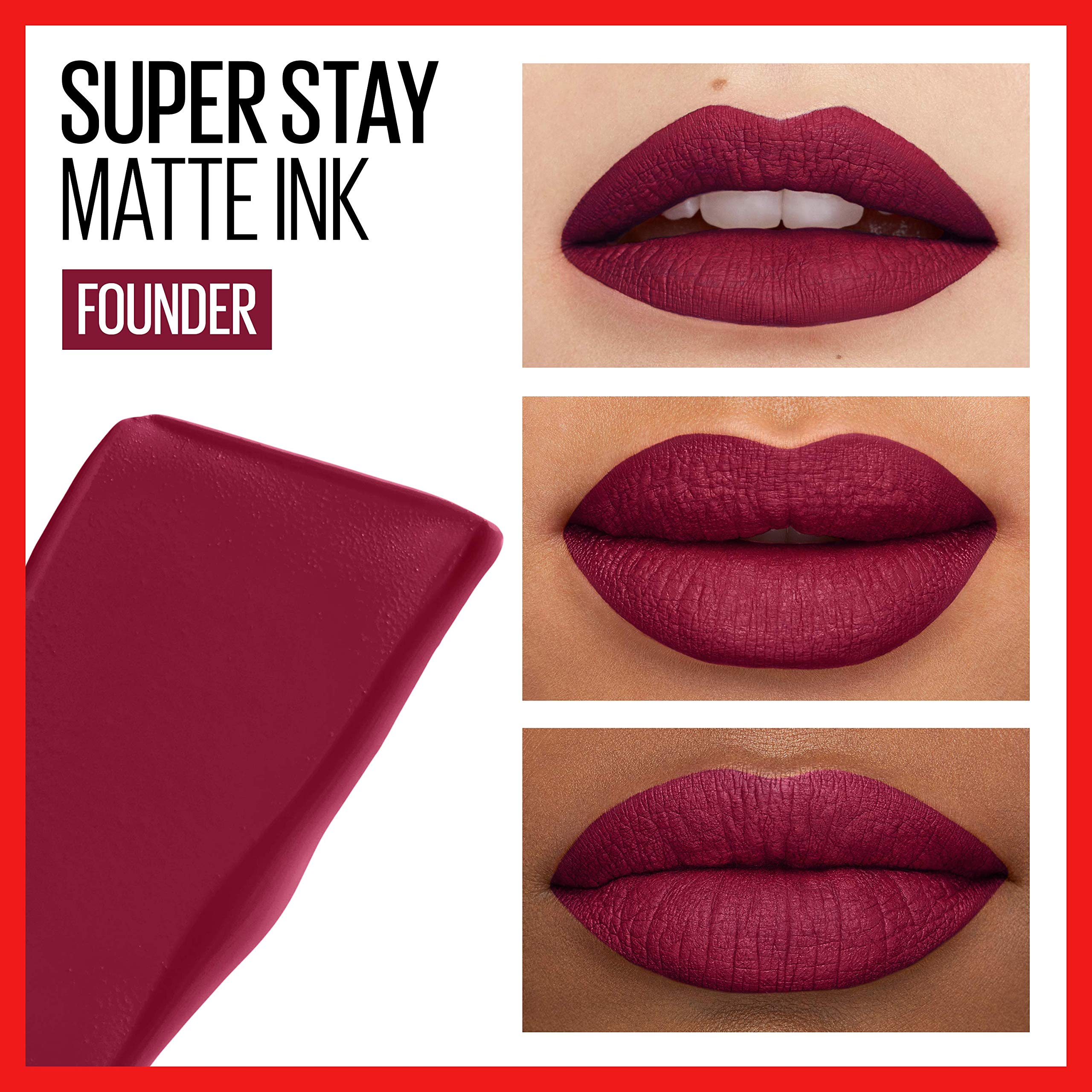 Foto 2 | Lápiz Labial Líquido Maybelline Super Stay Matte Ink Founder - Venta Internacional.