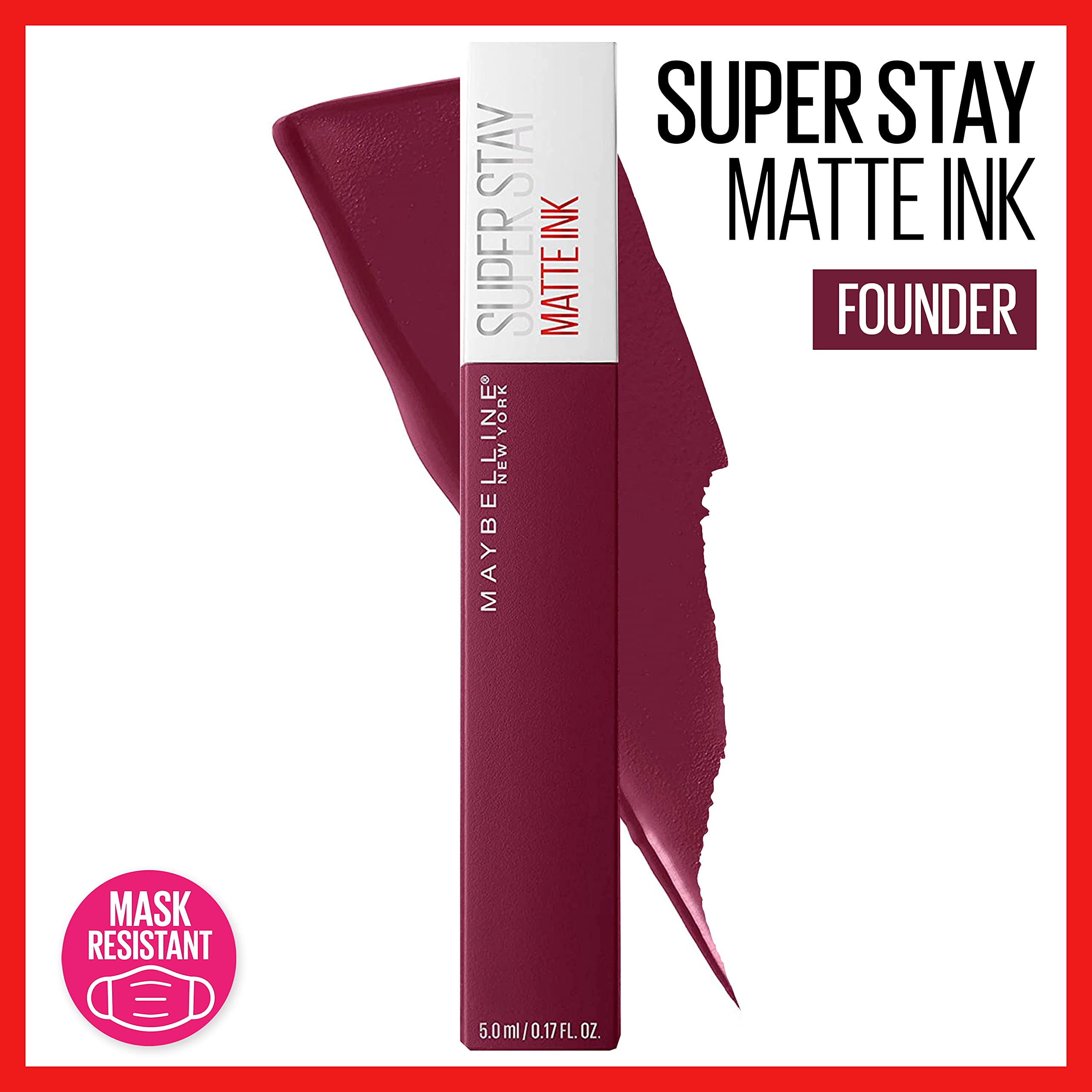 Foto 4 pulgar | Lápiz Labial Líquido Maybelline Super Stay Matte Ink Founder - Venta Internacional.