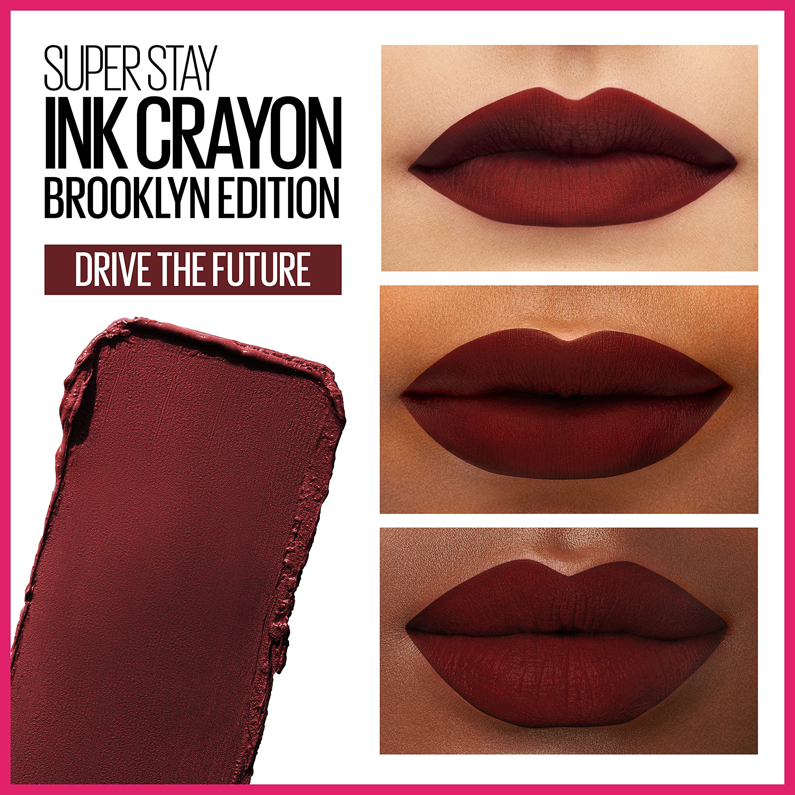 Foto 4 pulgar | Lápiz Labial Maybelline Super Stay Ink Crayon 165 Drive The Future - Venta Internacional.