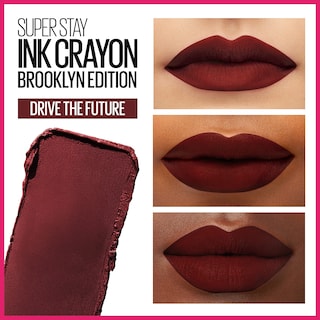 Foto 3 | Lápiz Labial Maybelline Super Stay Ink Crayon 165 Drive The Future - Venta Internacional.
