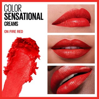 Foto 3 | Lápiz Labial Maybelline Color Sensational Con Acabado En Crema, 4,5 Ml - Venta Internacional.