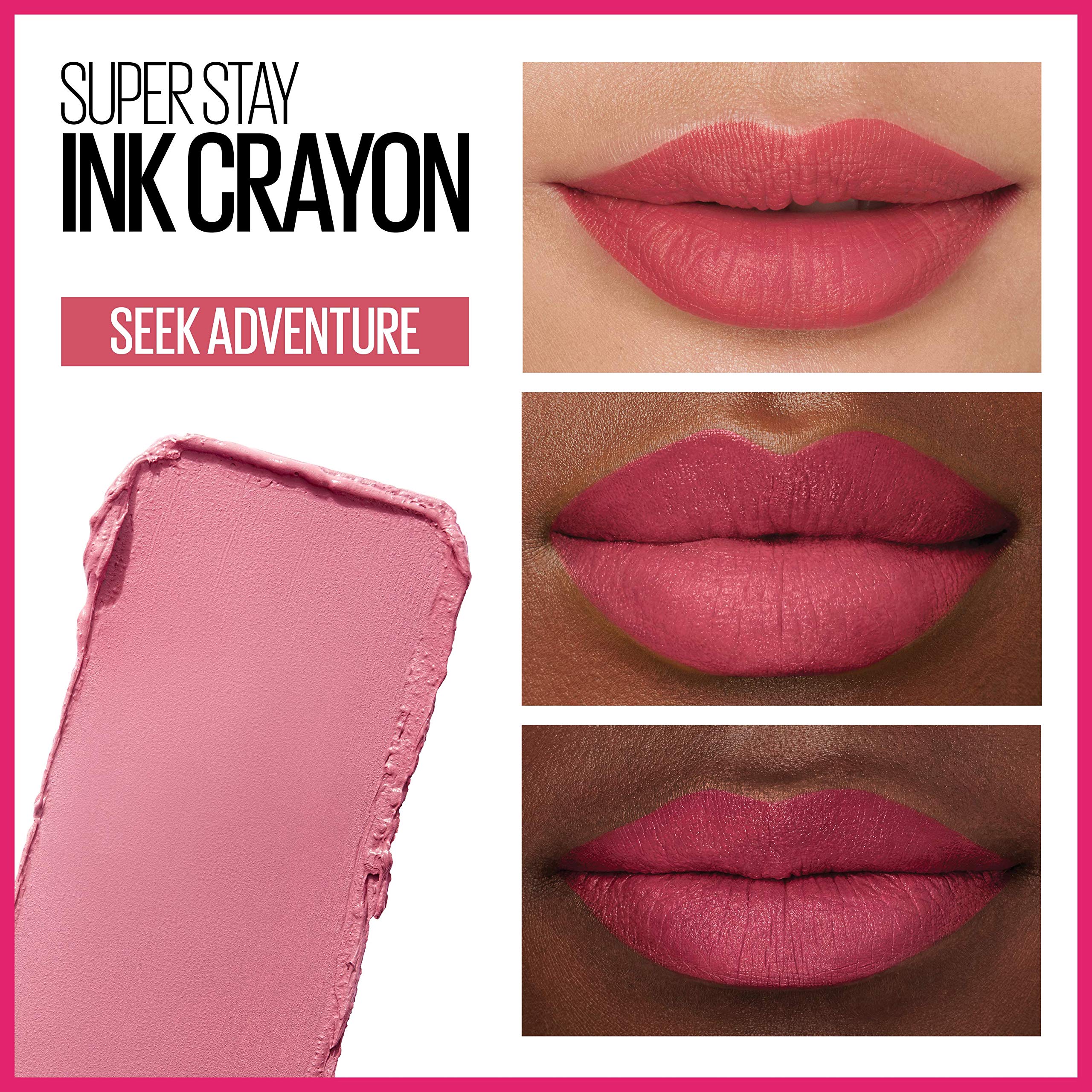 Foto 4 pulgar | Lápiz Labial Maybelline Super Stay Ink Crayon Seek Adventure - Venta Internacional.