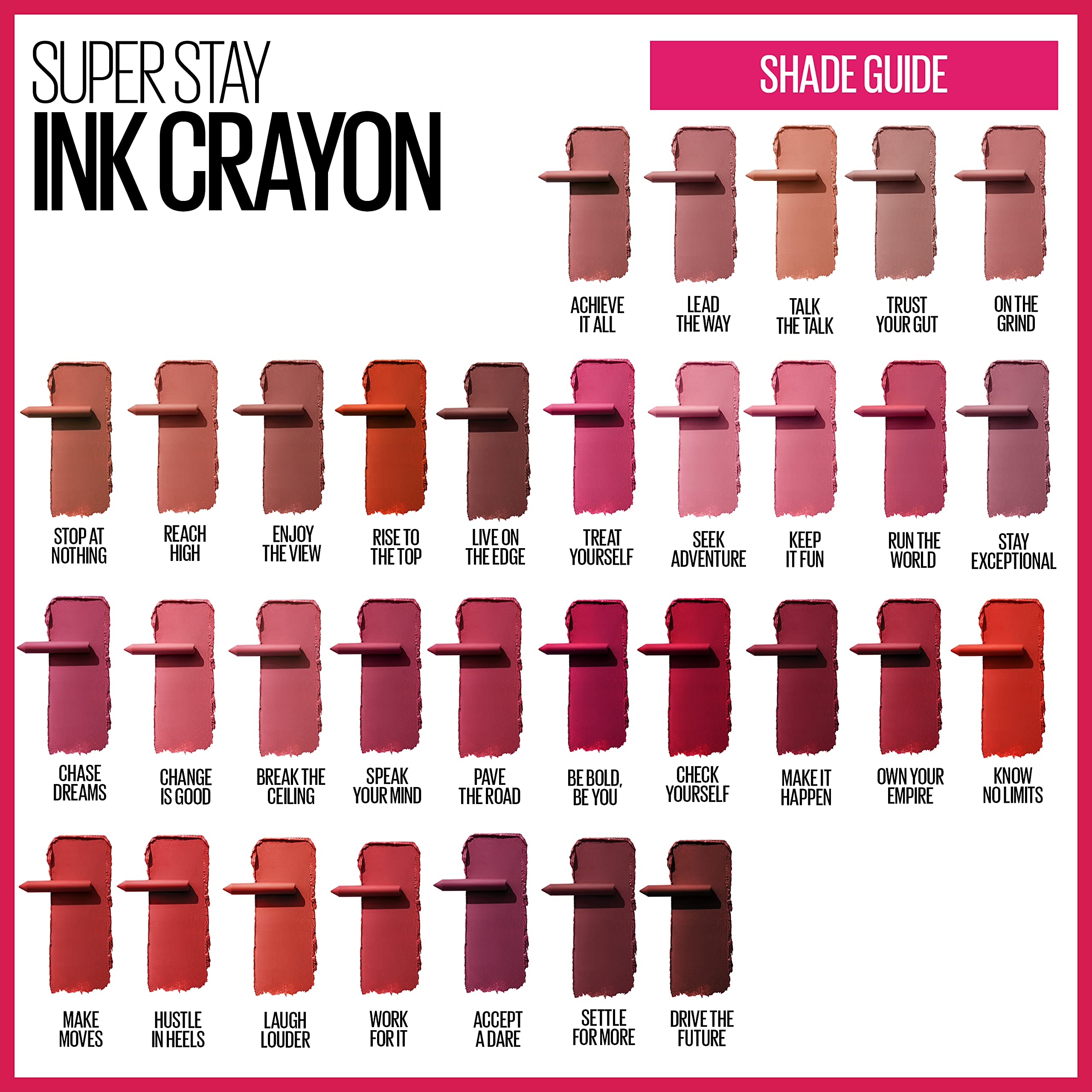 Foto 5 | Lápiz Labial Maybelline Super Stay Ink Crayon Seek Adventure - Venta Internacional.