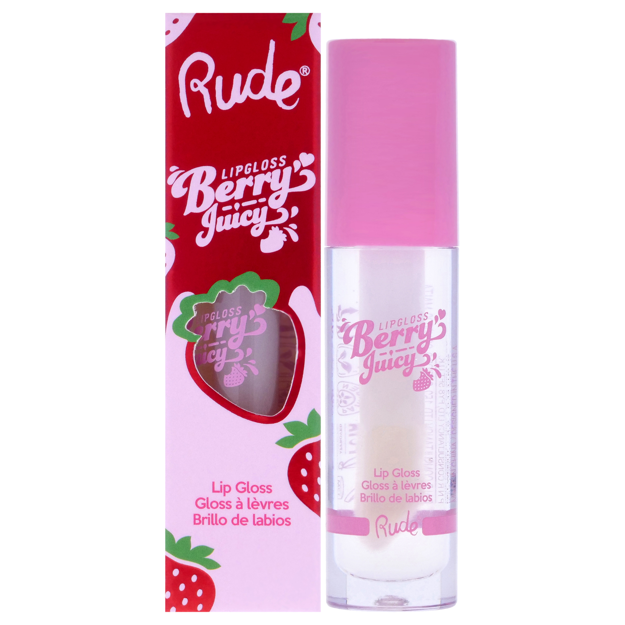 Foto 2 pulgar | Brillo De Labios Rude Cosmetics Berry Juicy 88401 Pure Para Mujer - Venta Internacional.