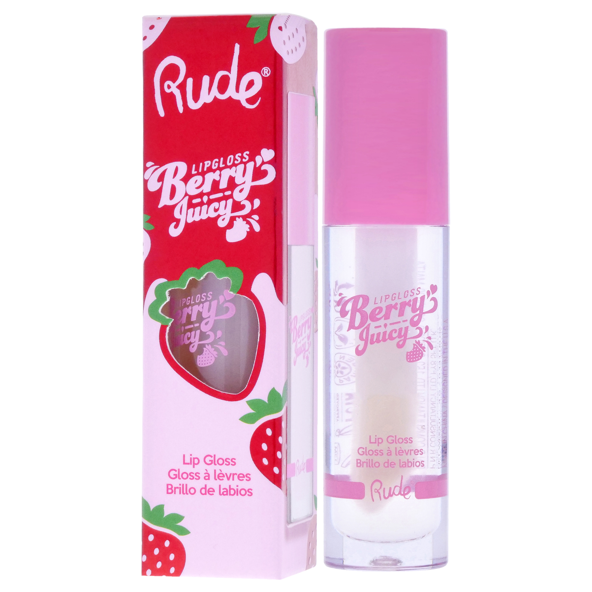 Foto 5 pulgar | Brillo De Labios Rude Cosmetics Berry Juicy 88401 Pure Para Mujer - Venta Internacional.