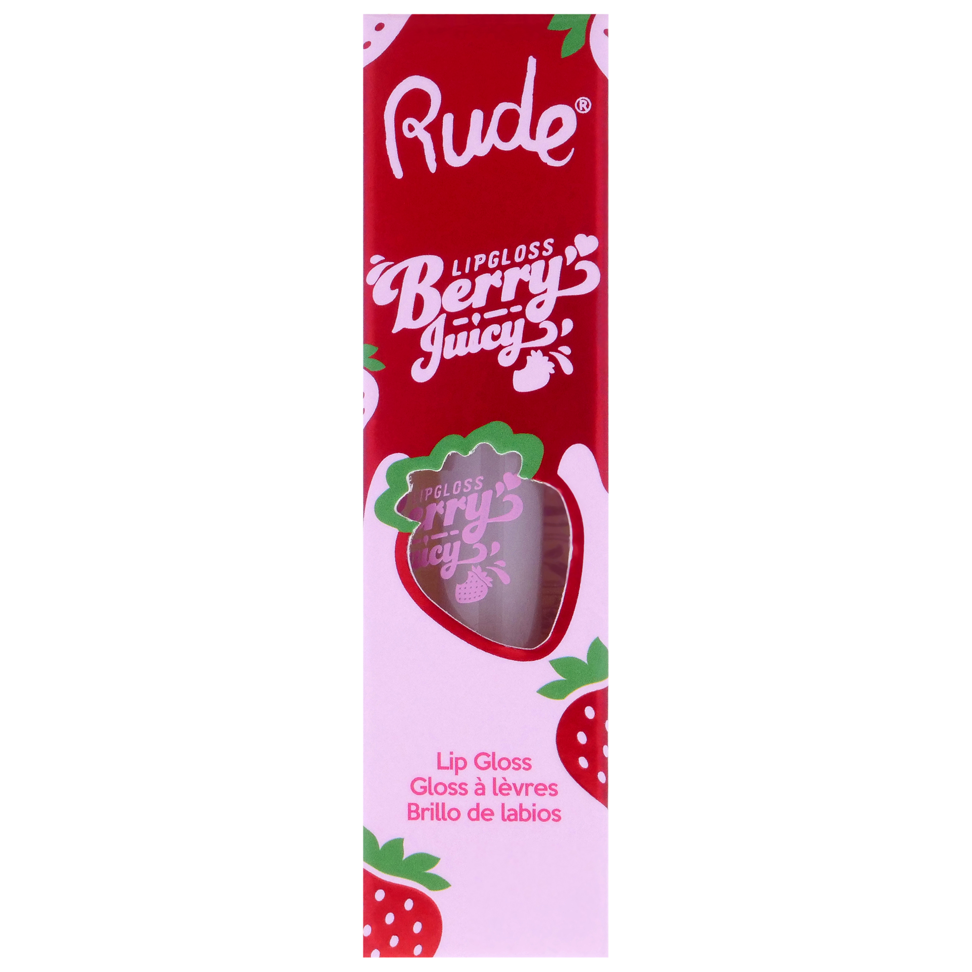 Foto 6 pulgar | Brillo De Labios Rude Cosmetics Berry Juicy 88401 Pure Para Mujer - Venta Internacional.