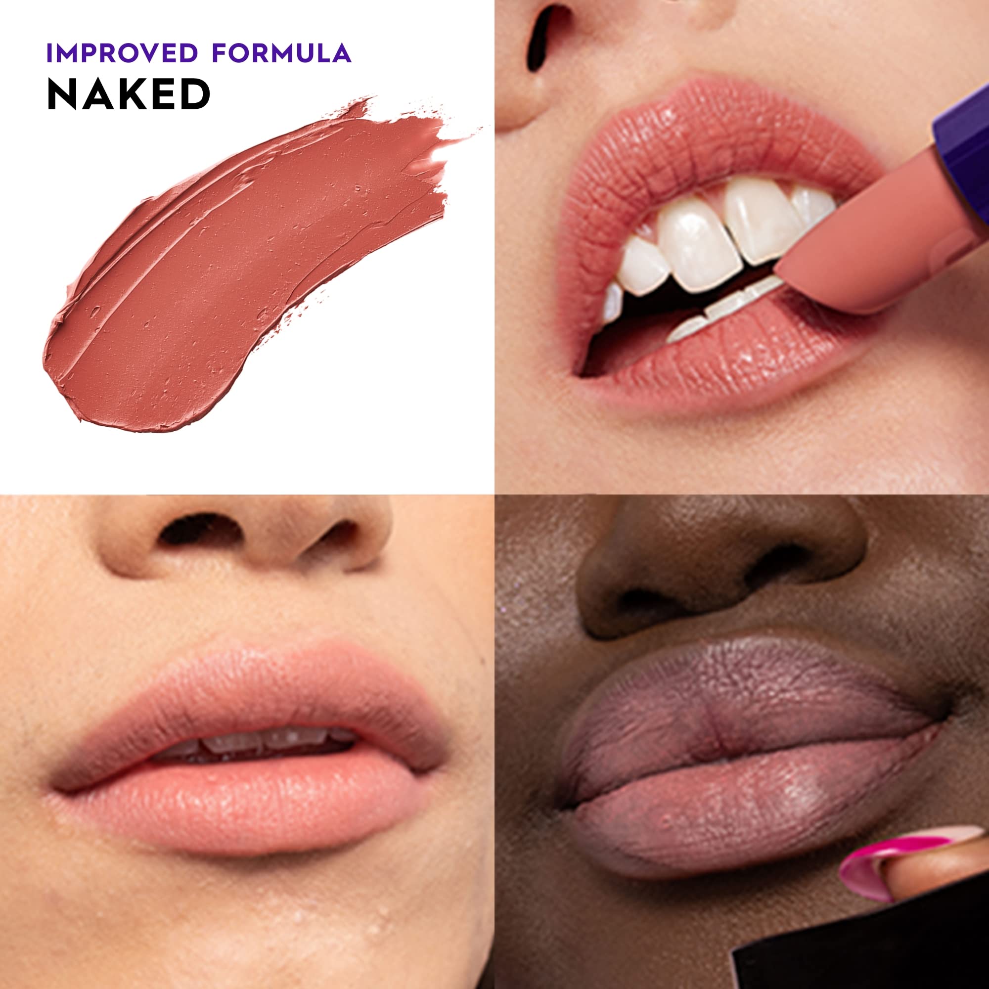 Foto 3 pulgar | Lápiz Labial Urban Decay Vice Crema Hidratante Finish Naked, 3 Ml - Venta Internacional