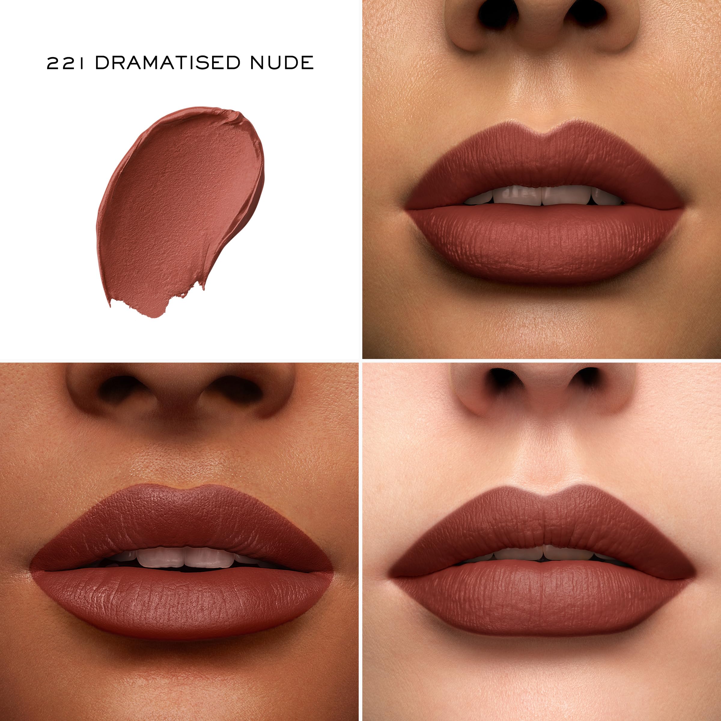 Foto 4 pulgar | Lápiz Labial Lancôme L'absolu Rouge Drama Matte 221 Dramatised Nude - Venta Internacional