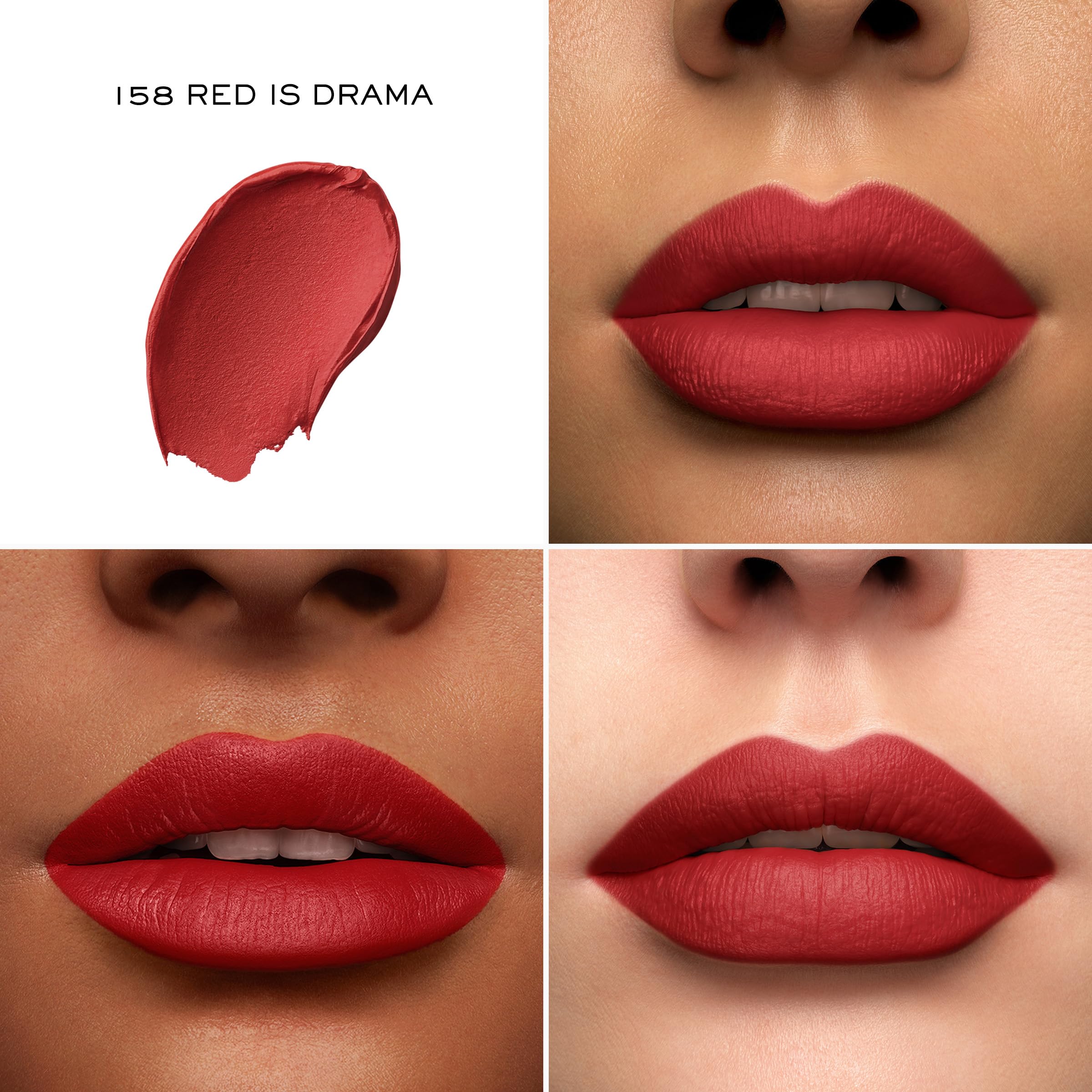 Foto 4 pulgar | Lápiz Labial Lancôme L'absolu Rouge Drama Matte 158 Red Is Drama - Venta Internacional