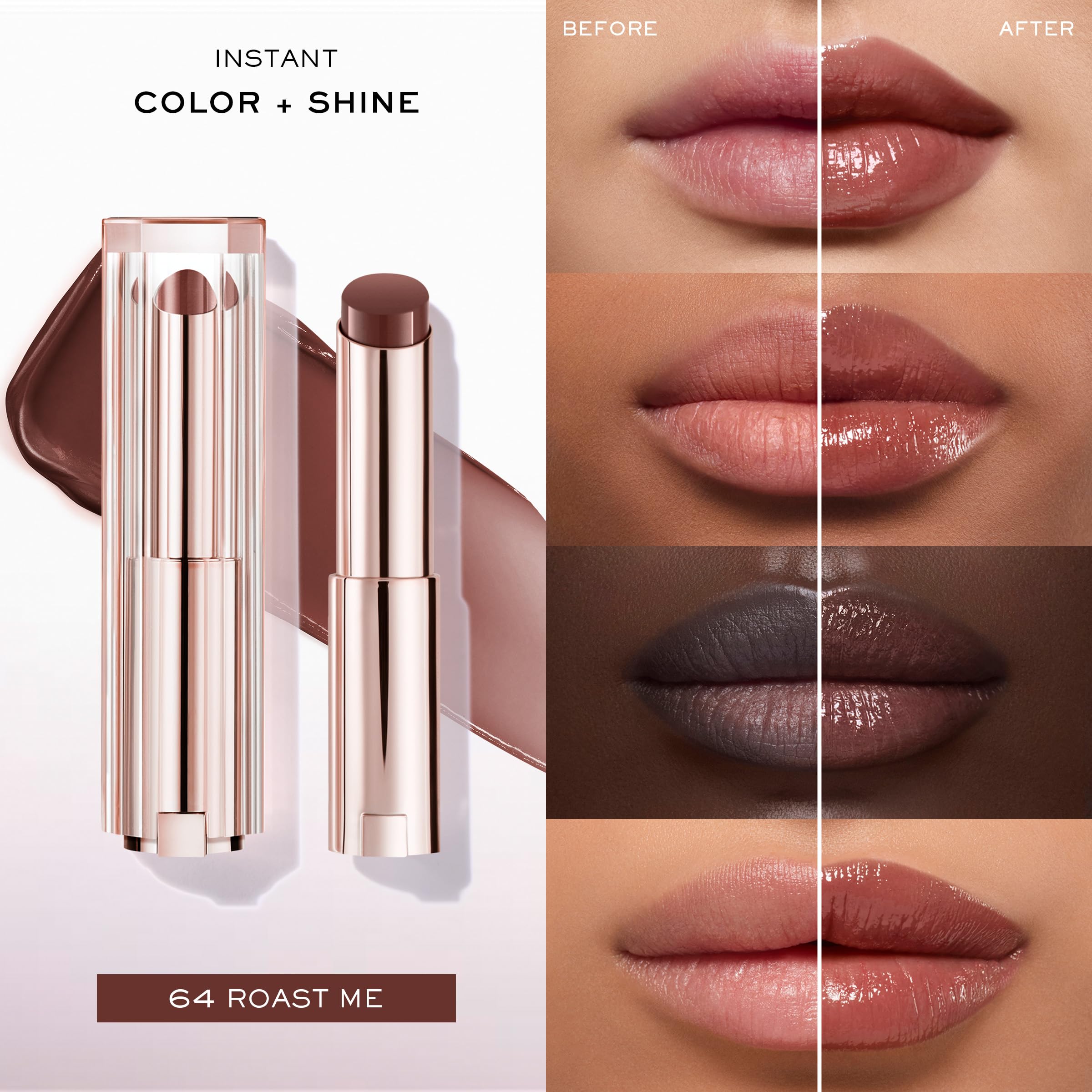 Foto 4 pulgar | Bálsamo Labial Lancôme Lip Idôle Squalane 12 Butterglow 64 Roast Me - Venta Internacional.