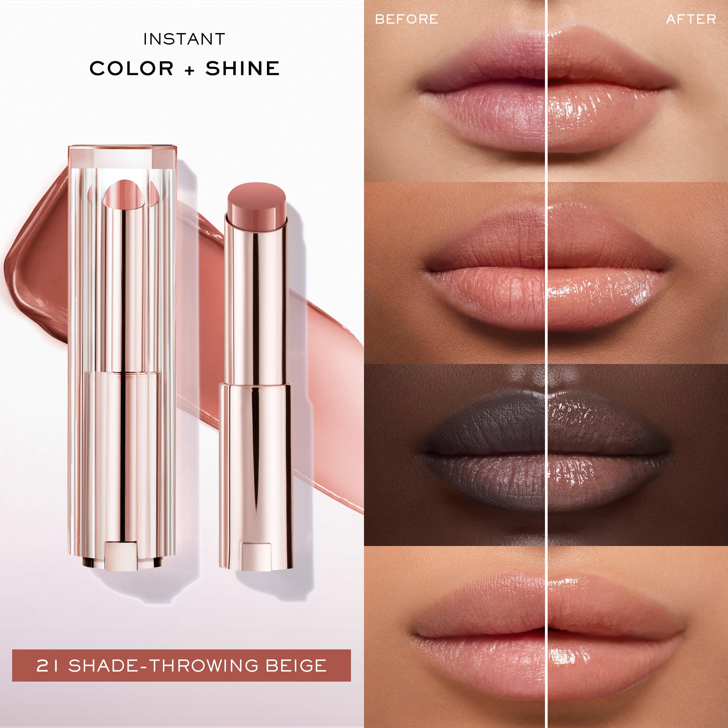 Foto 4 pulgar | Bálsamo Labial Lancôme Lip Idôle Squalane 12 Butterglow Beige 21 - Venta Internacional.