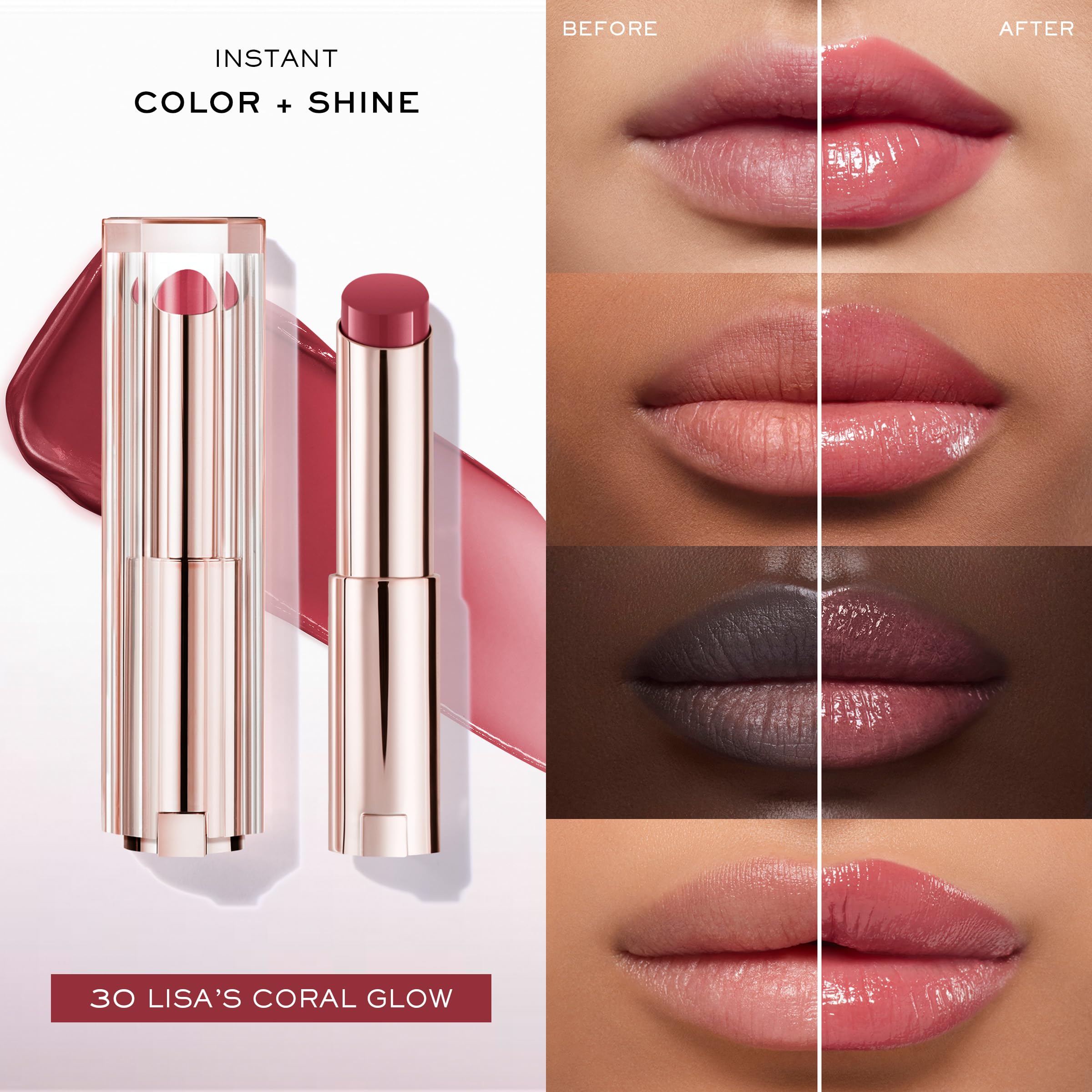 Foto 4 pulgar | Bálsamo Labial Lancôme Lip Idôle Squalane 12 Butterglow 30 Ml - Venta Internacional.