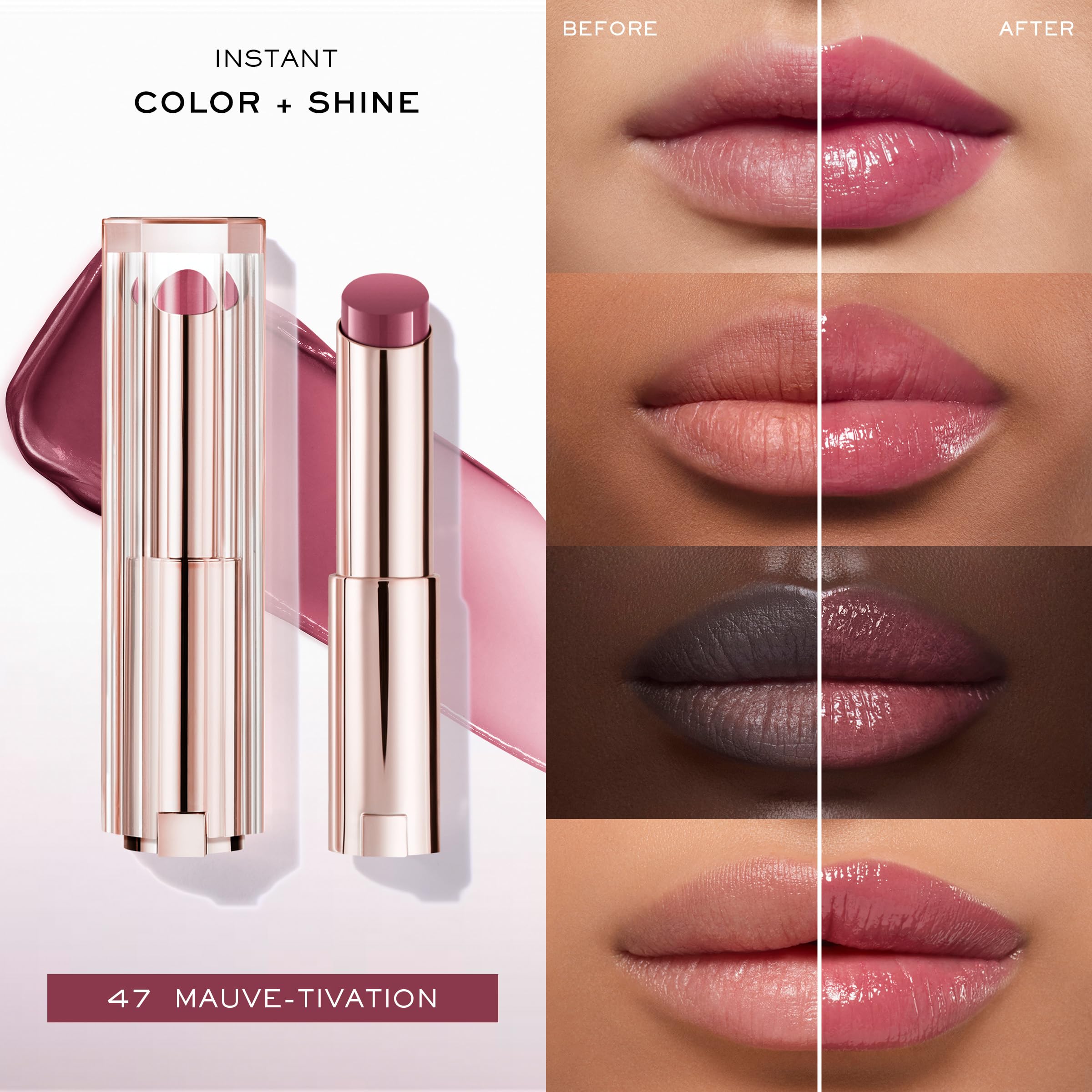 Foto 4 pulgar | Bálsamo Labial Lancôme Lip Idôle Squalane 12 Butterglow 47 Mauve - Venta Internacional.