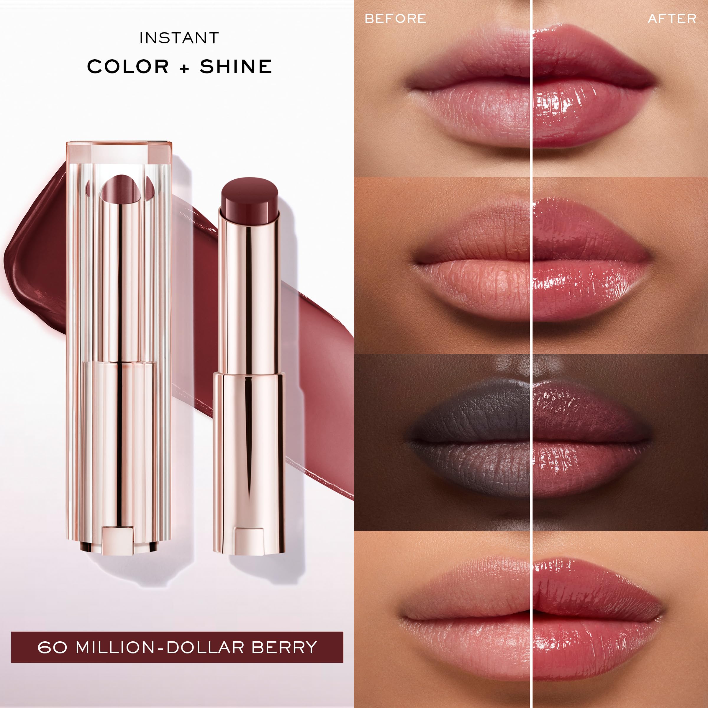 Foto 3 | Bálsamo Labial Lancôme Lip Idôle Squalane 12 Butterglow 60 Ml - Venta Internacional.