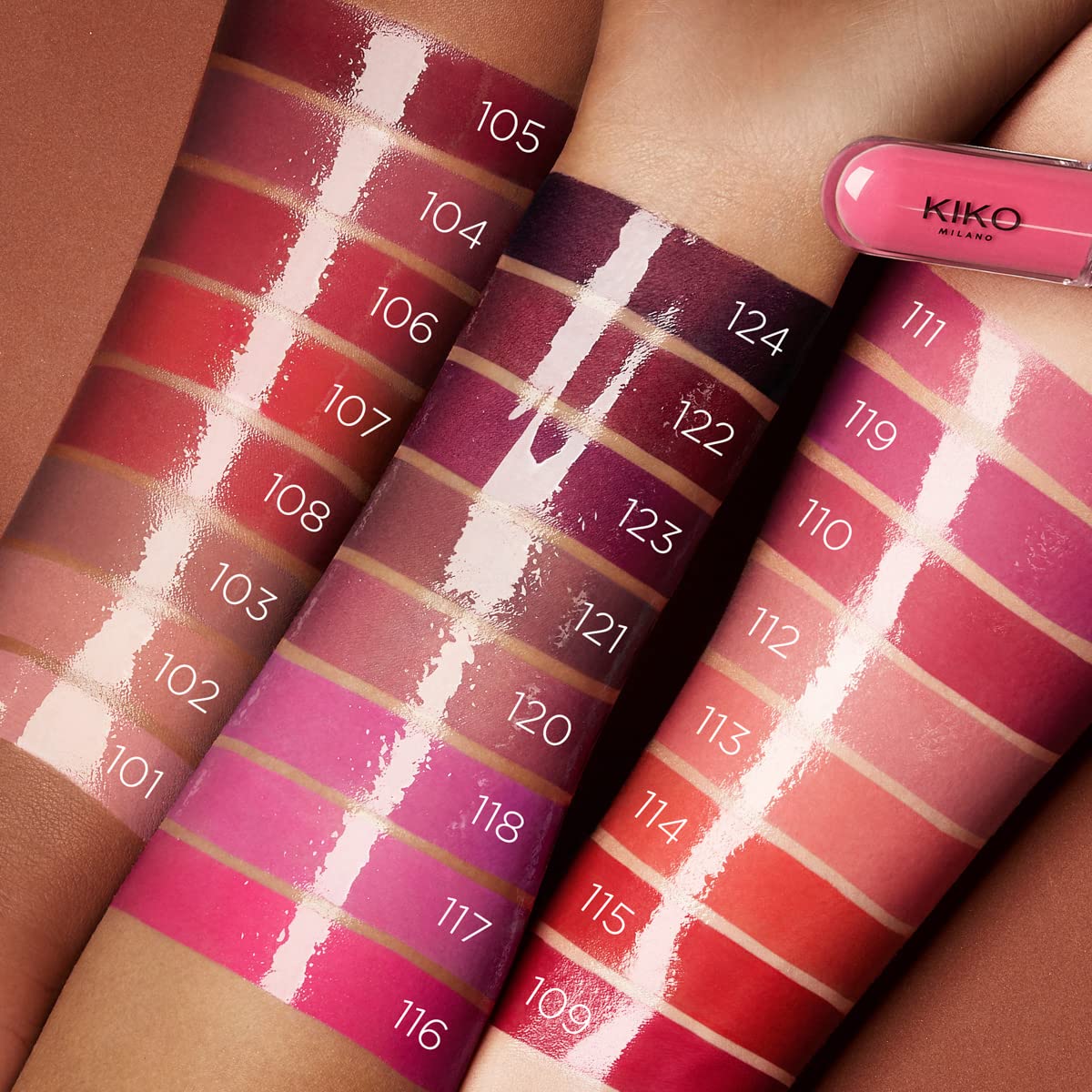 Foto 6 pulgar | Labial Líquido Kiko Milano Unlimited Double Touch 114 - Venta Internacional