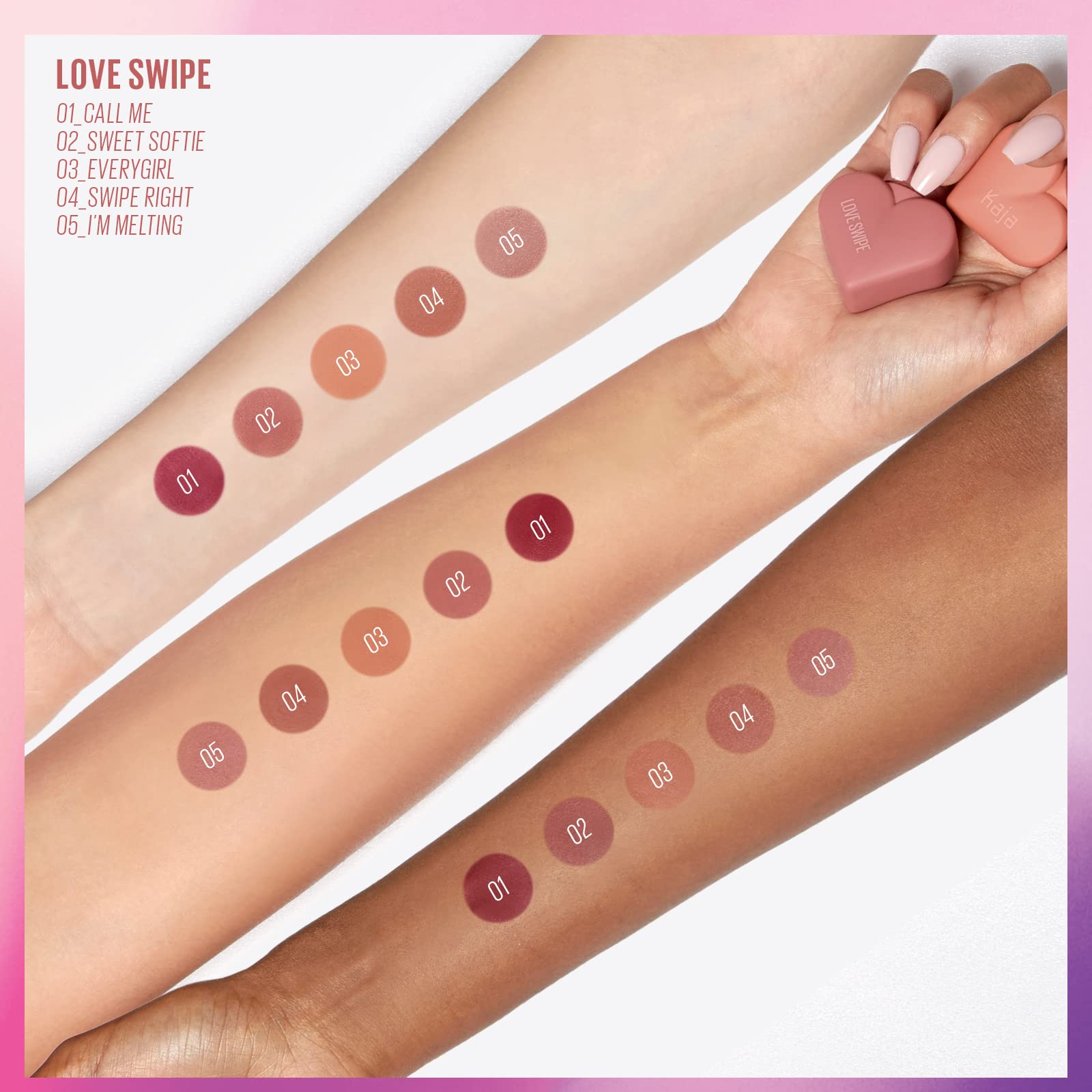 Foto 7 pulgar | Mousse Para Labios Kaja Love Swipe 01 Call Me Con Aceite De Frambuesa 6,5 G - Venta Internacional.