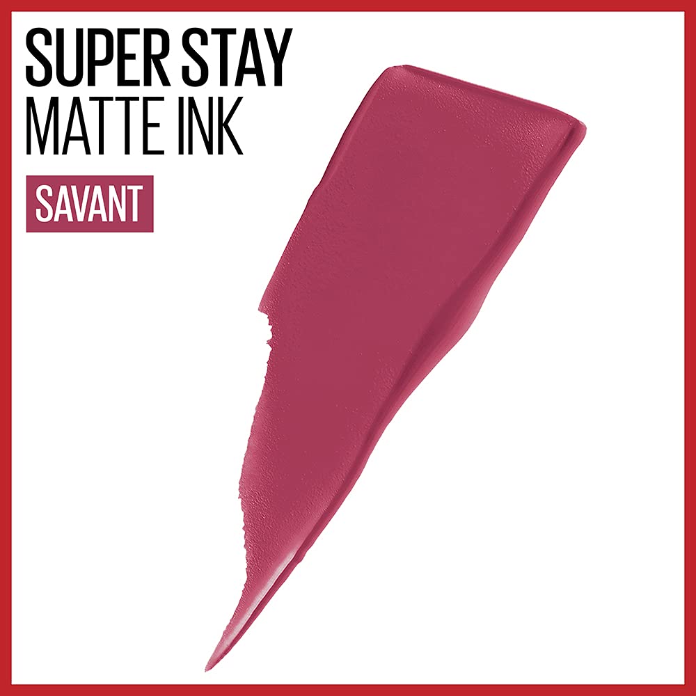 Foto 2 | Lápiz Labial Líquido Maybelline Super Stay Matte Ink Savant 16h - Venta Internacional.