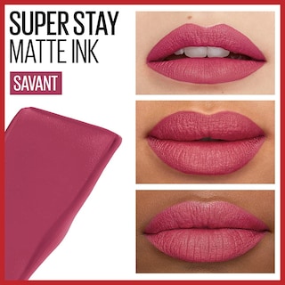 Foto 3 | Lápiz Labial Líquido Maybelline Super Stay Matte Ink Savant 16h - Venta Internacional.