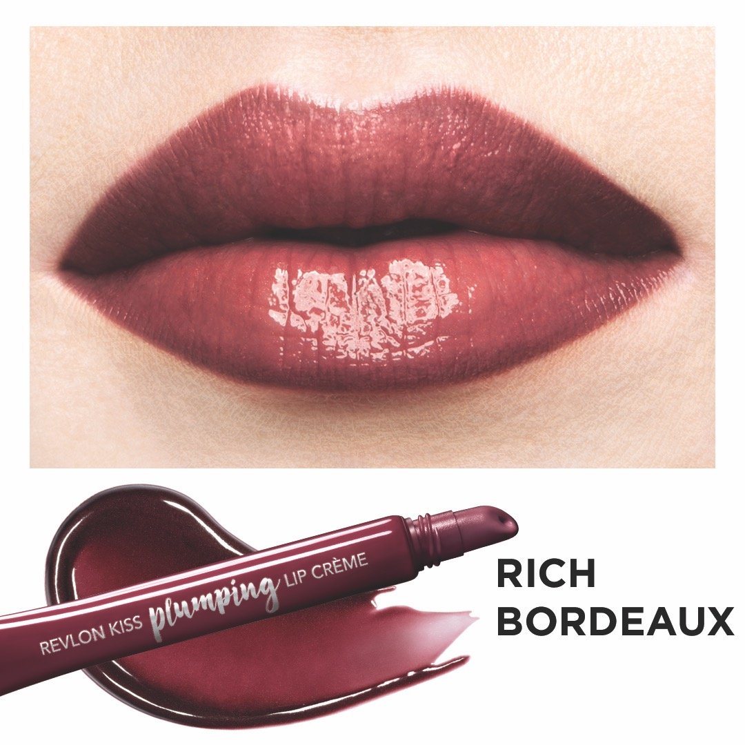 Foto 6 pulgar | Crema De Labios Revlon Kiss Plumping Rich Bordeaux - Venta Internacional.