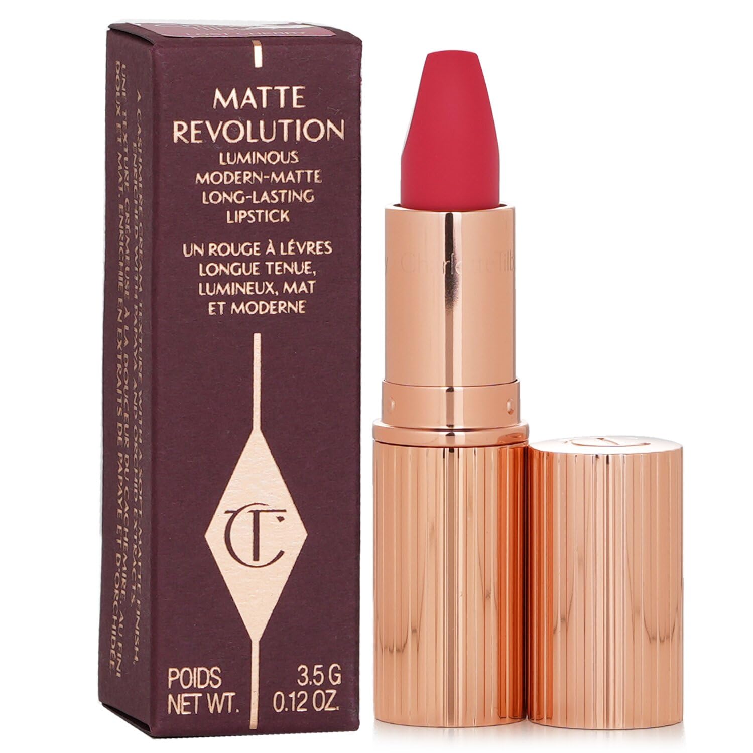 Foto 3 pulgar | Lápiz Labial Charlotte Tilbury Matte Revolution Lost Cherry - Venta Internacional.