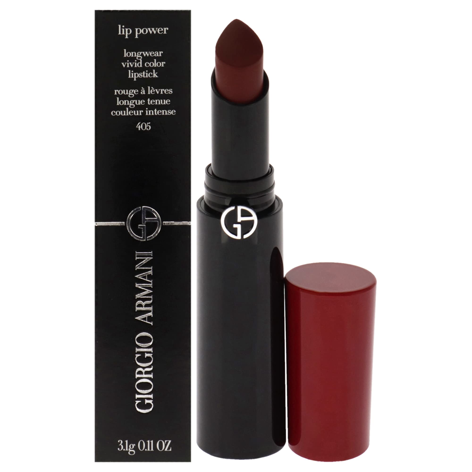 Lápiz Labial Giorgio Armani Lip Power Longwear Vivid Color 3 Ml - Venta Internacional