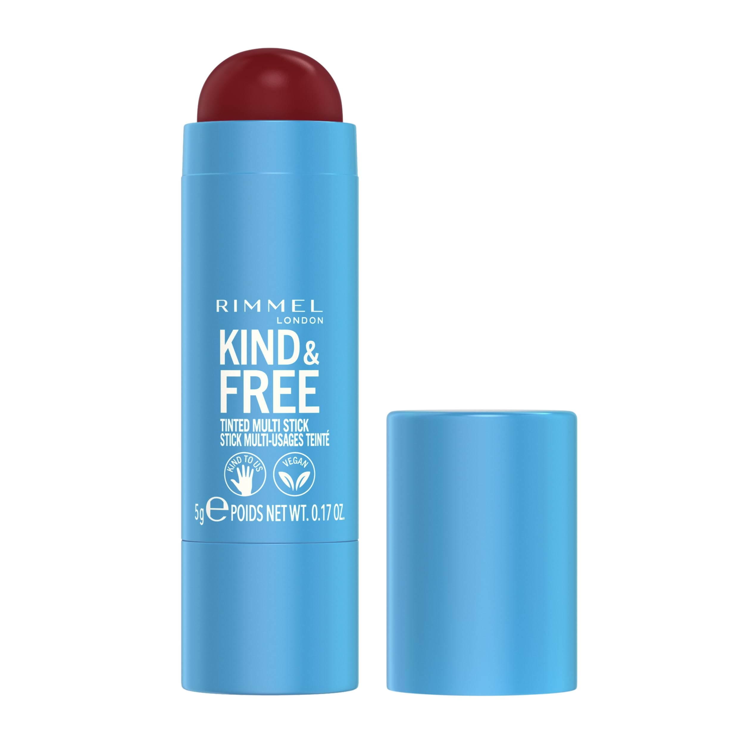 Multiadherente Rimmel London Kind & Free 005 Berry Sweet, 5 Ml - Venta Internacional.