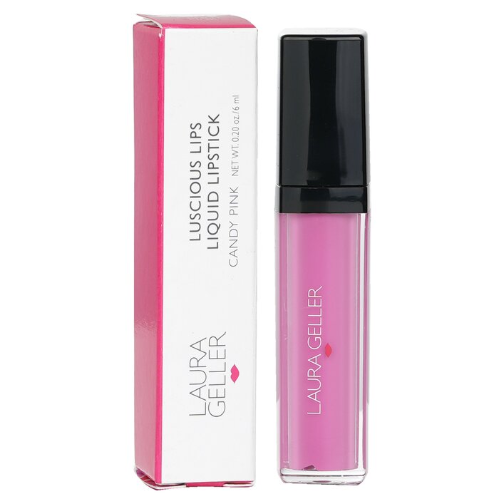 Lápiz Labial Líquido Laura Geller Luscious Lips Candy Pink - Venta Internacional.