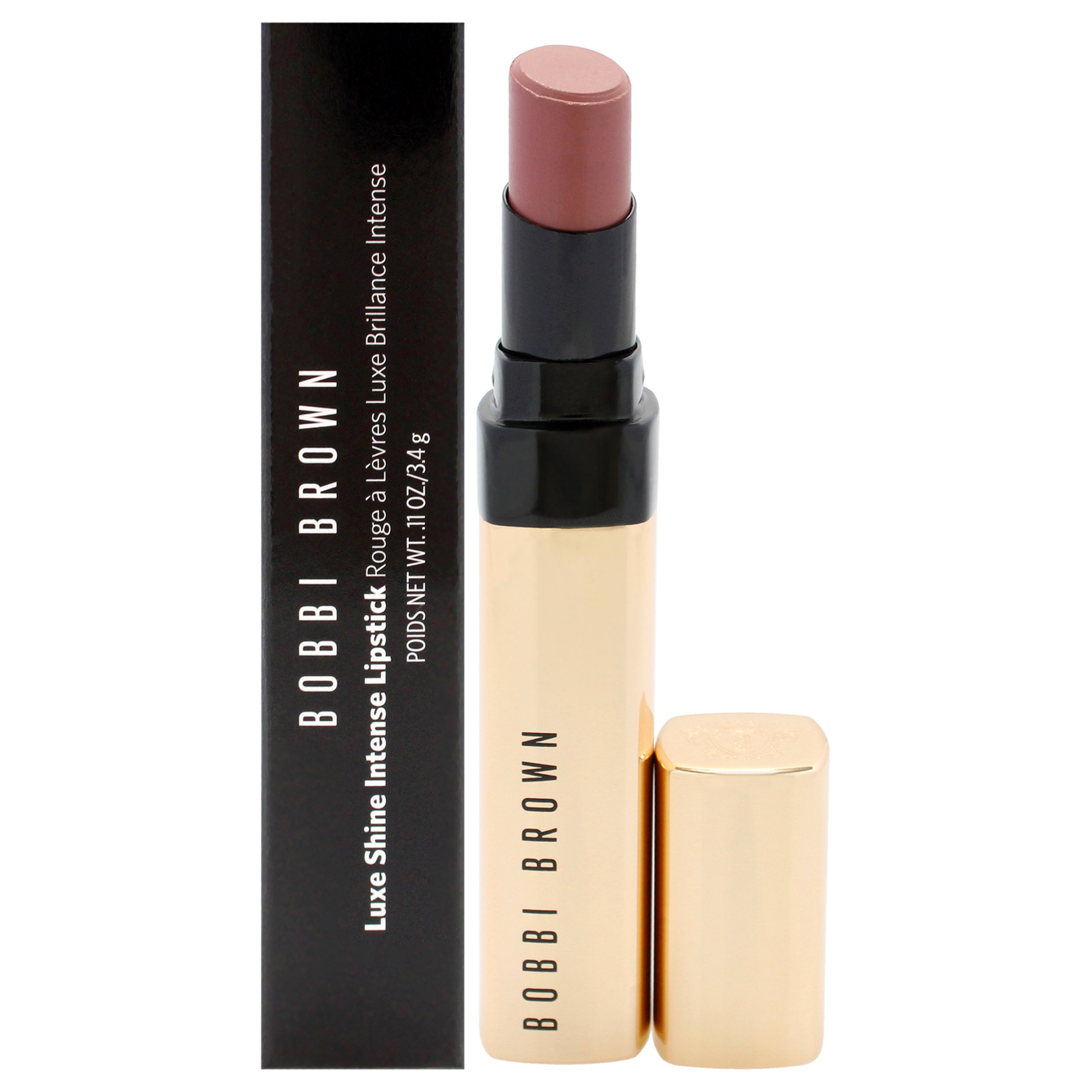 Lápiz Labial Bobbi Brown Luxe Shine Intense Bare Truth 3,2 Ml - Venta Internacional.