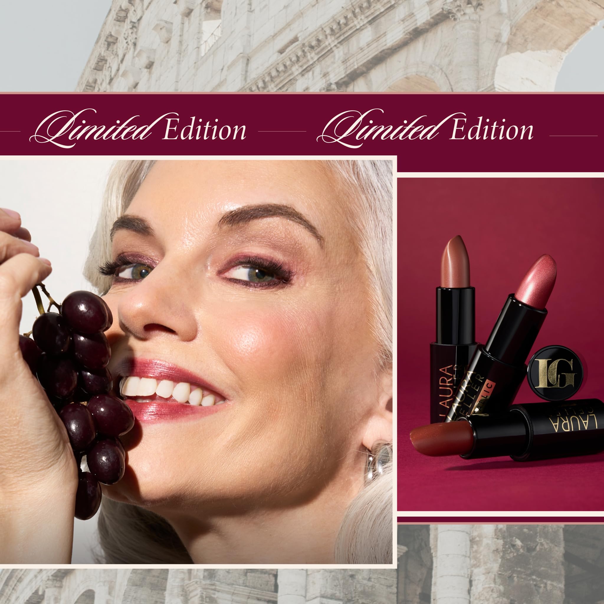 Foto 6 | Lápiz Labial Laura Geller New York Trío Metálico Clásico Moderno - Venta Internacional.