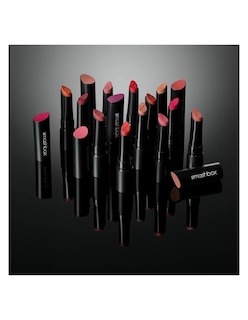Foto 2 | Lápiz Labial Caliente Smashbox Cremoso Con Acabado Mate Color Rojo