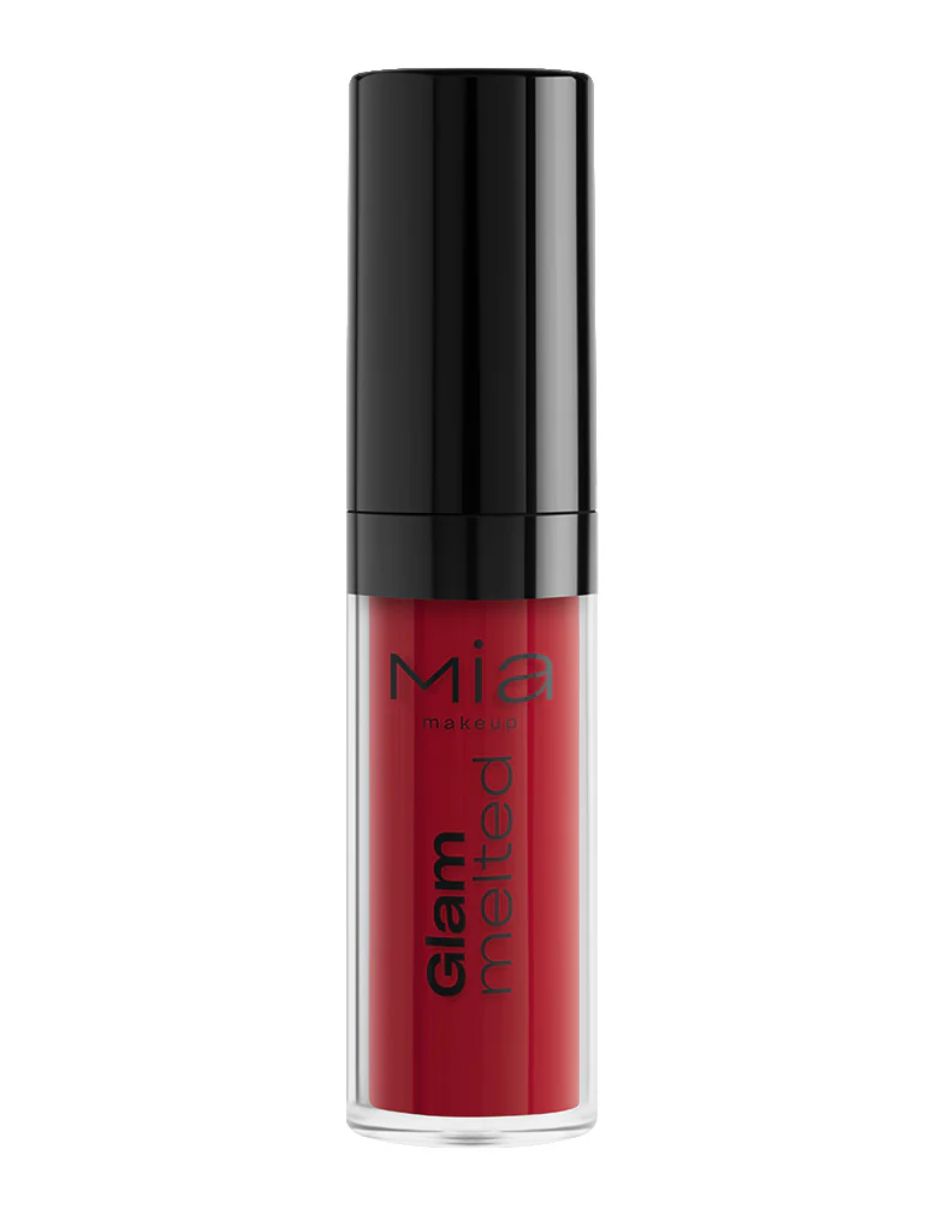 Labial Liquido Mia Cosmetics Glam Melted Acabado Mate 40 Ruby Booty