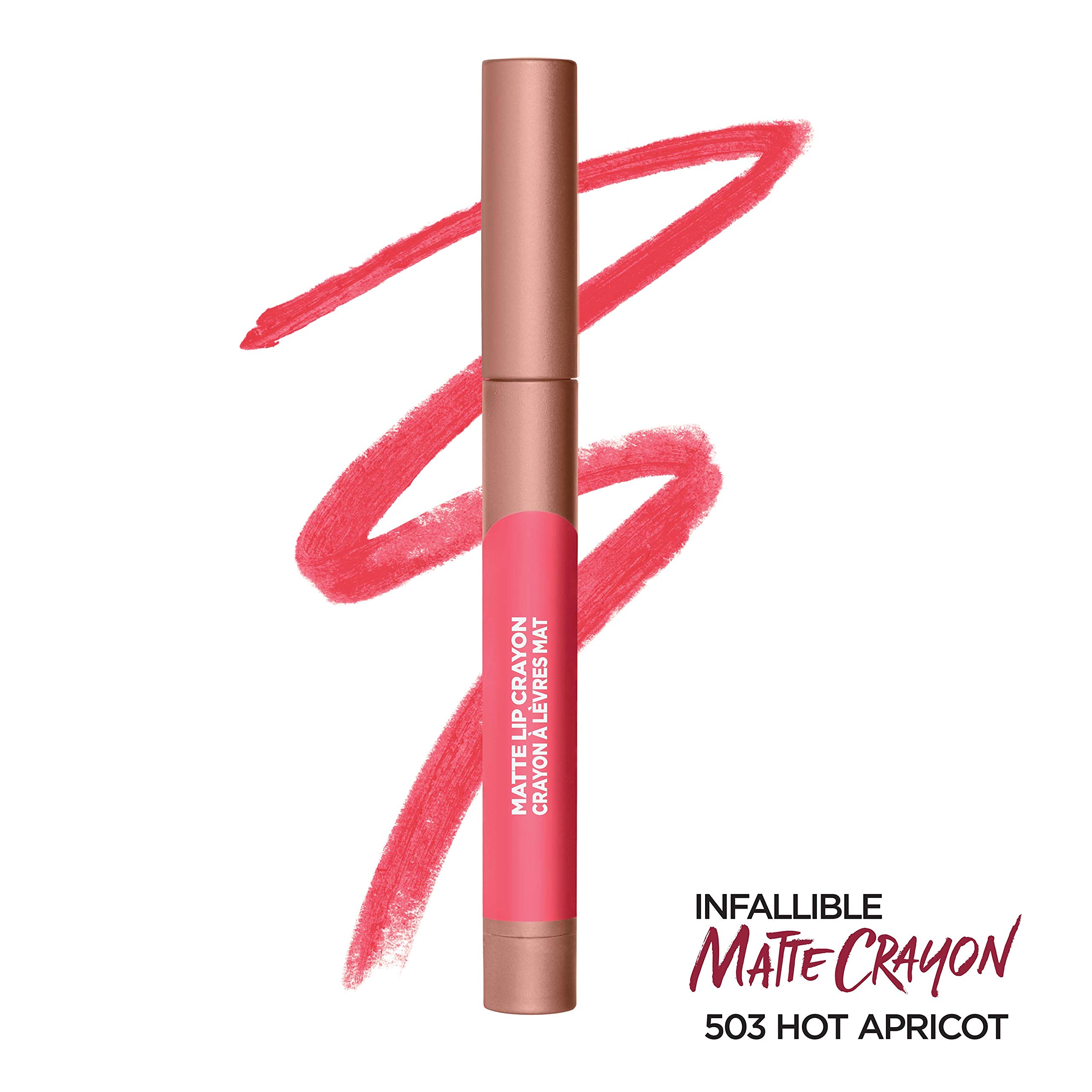 Foto 2 | Lápiz Labial L'oreal Paris Infalible Matte Hot Apricot - Venta Internacional.