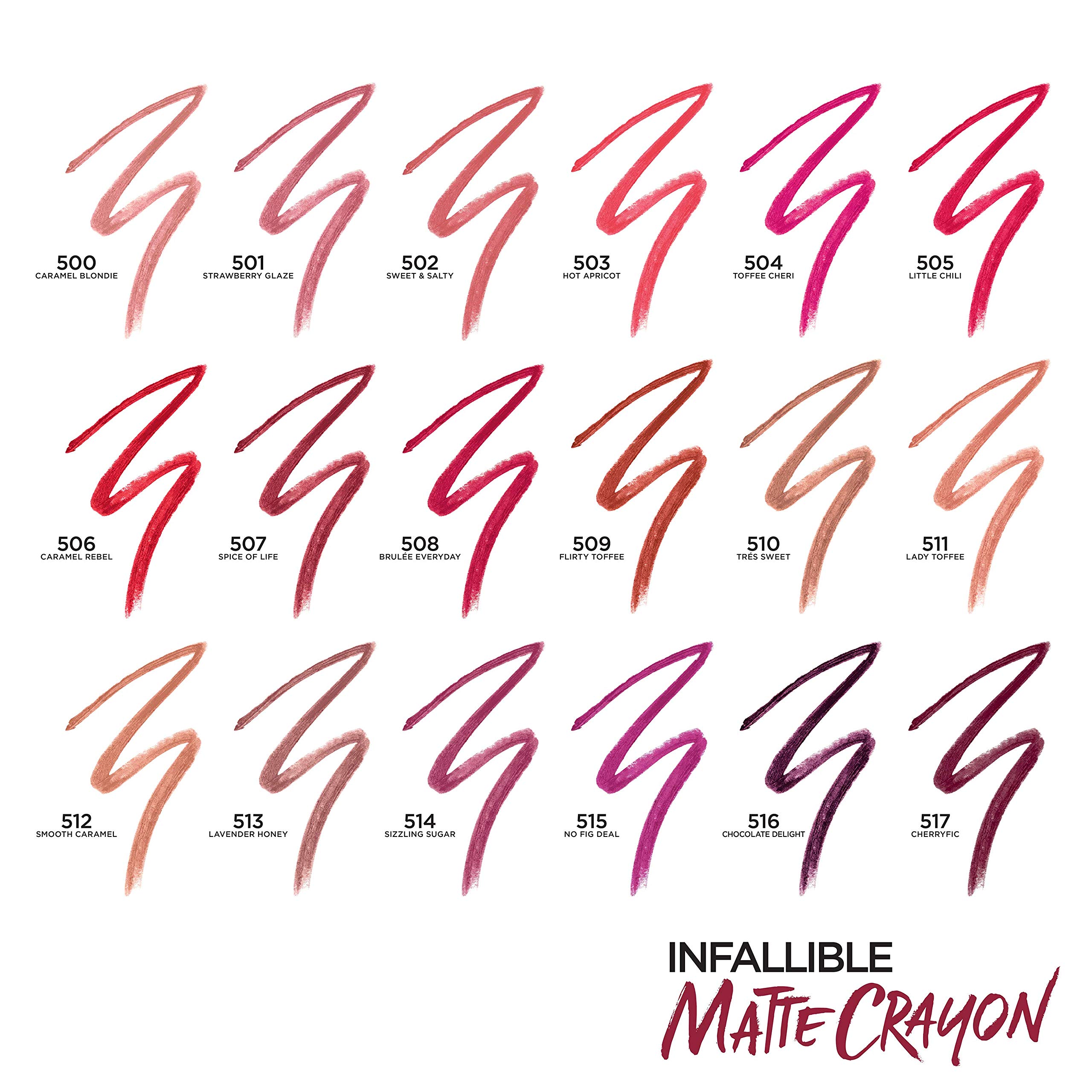 Foto 7 pulgar | Lápiz Labial L'oréal Paris Infalible Matte Toffee Cheri - Venta Internacional.
